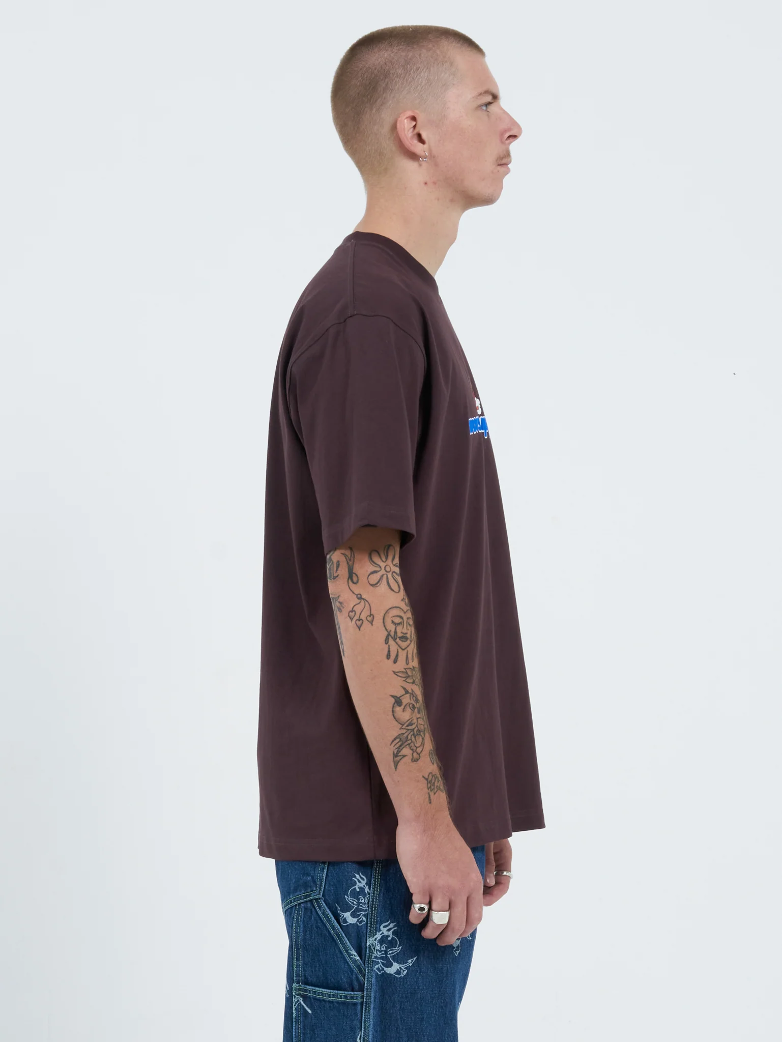 Above The Clouds Tee - Fudge - Image 2