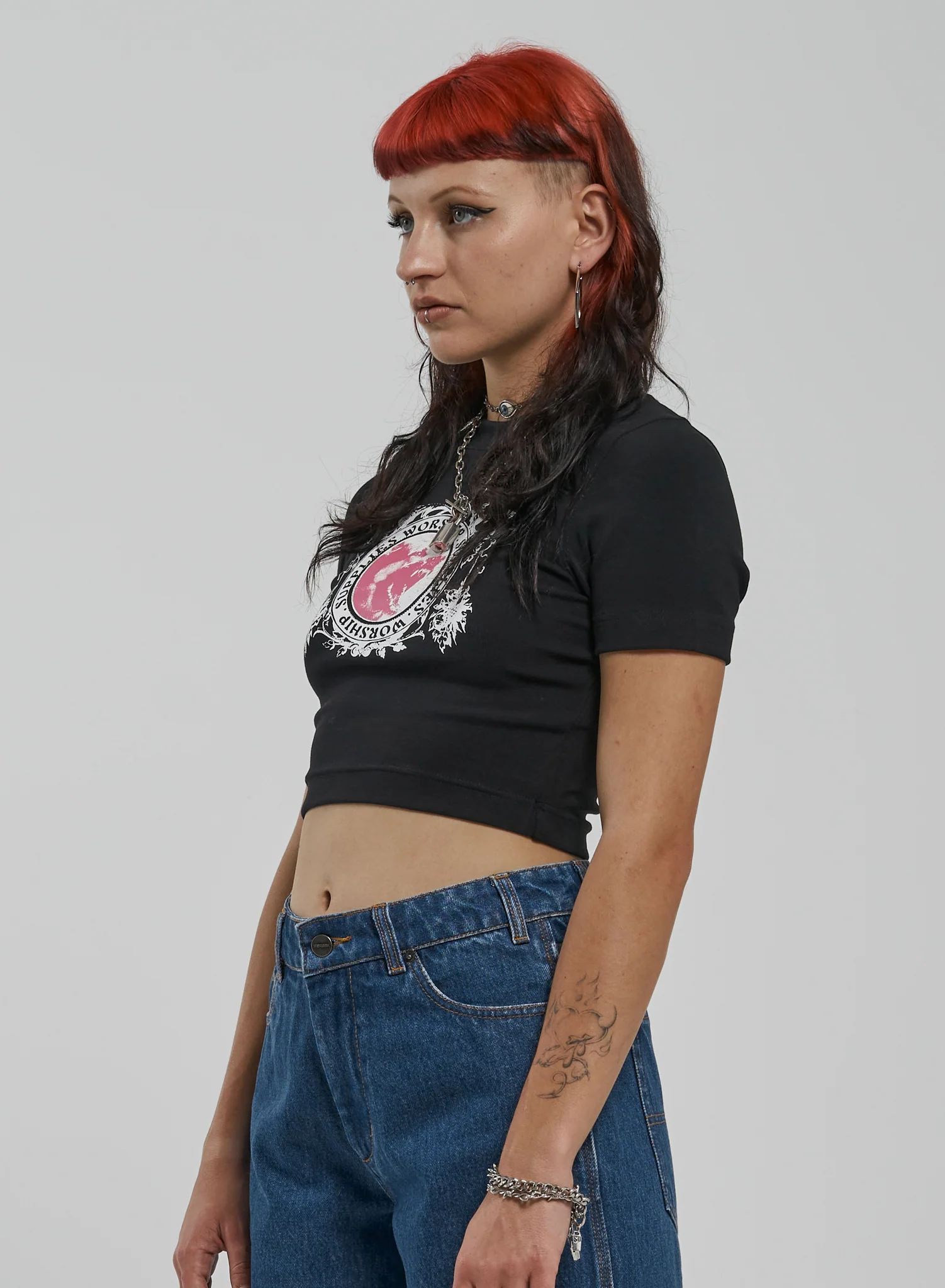 All Bark No Bite Micro Tee - Black - Image 6