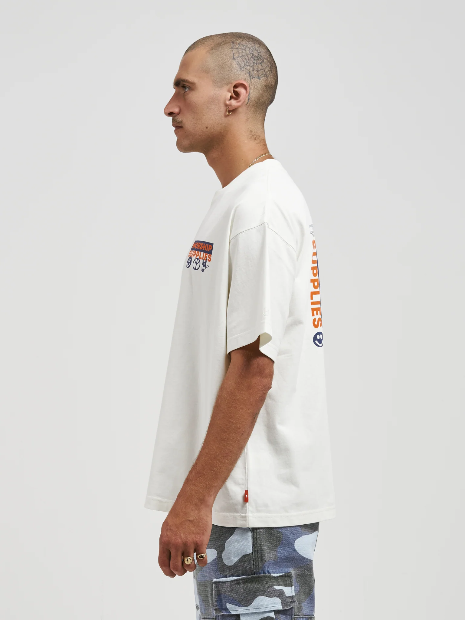 All Bark Oversize Tee - Bone - Image 4