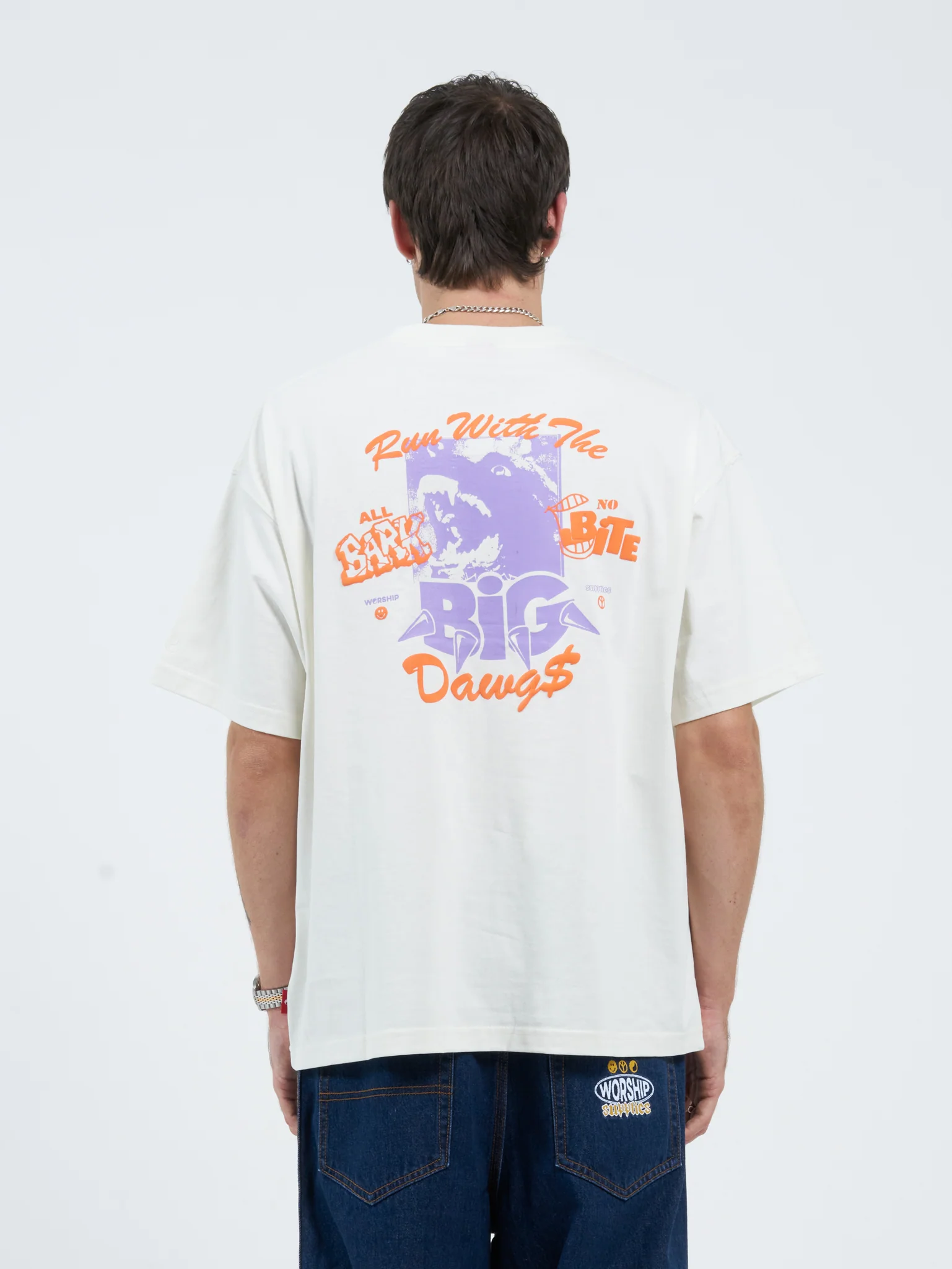 All Bark Tee - Bone - Image 2