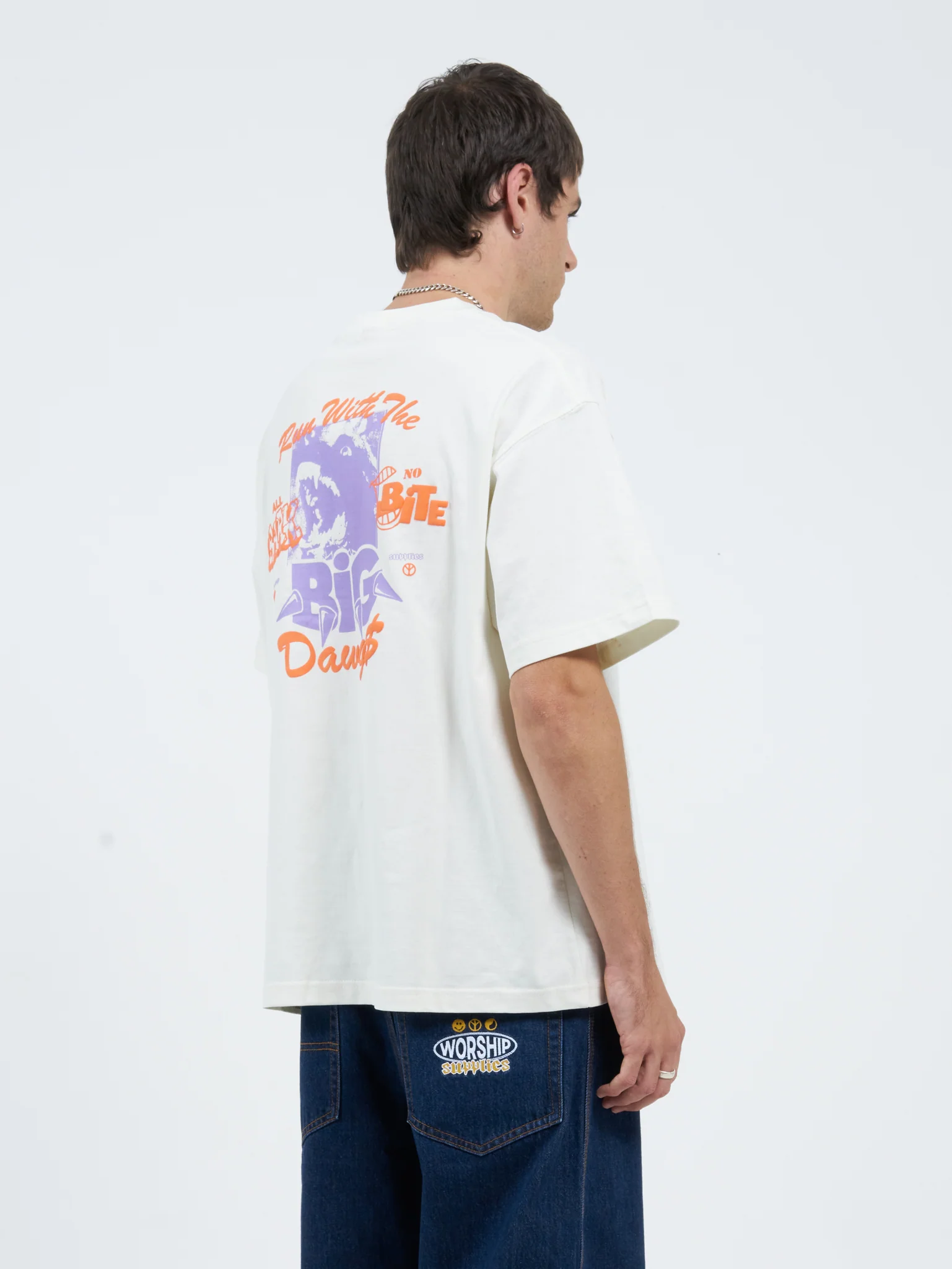 All Bark Tee - Bone - Image 6