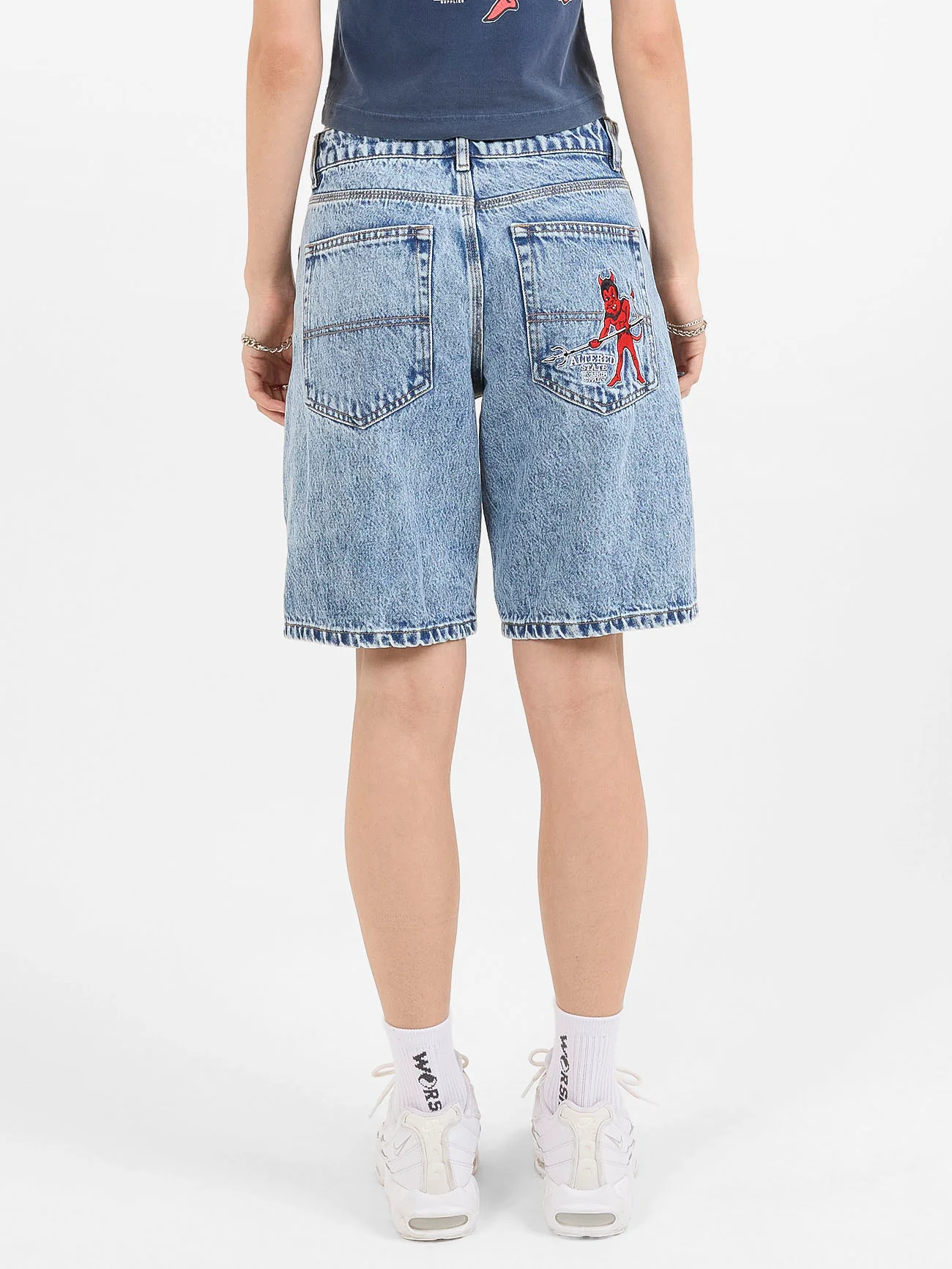 Alt State Sloucher Short - Salted Indigo Acid - Image 2