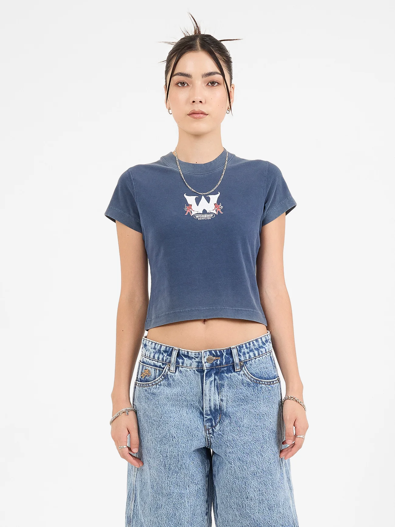 Alt State Teeny Tee - Black Iris Fade