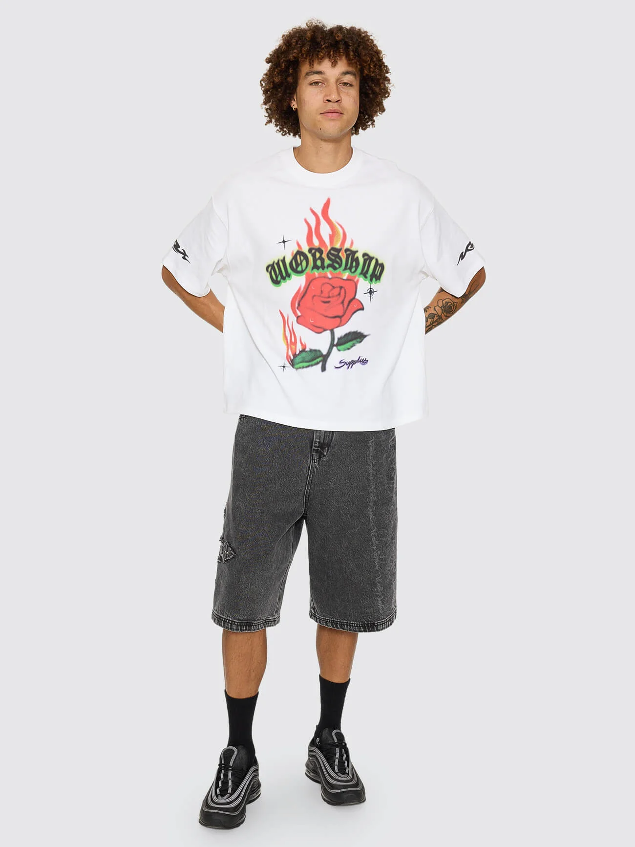 Anderson Box Crop Tee - White - Image 4