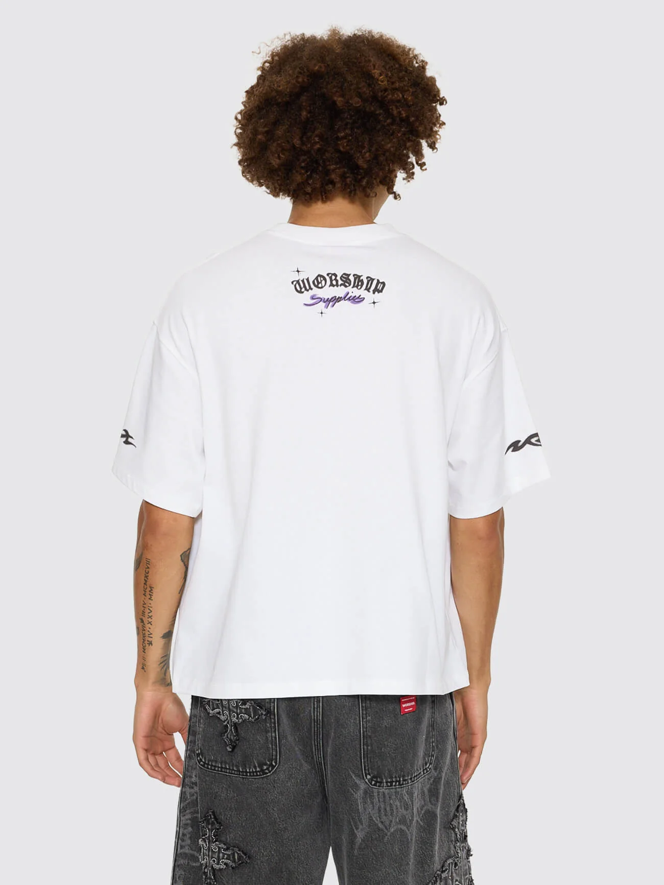 Anderson Box Crop Tee - White - Image 6