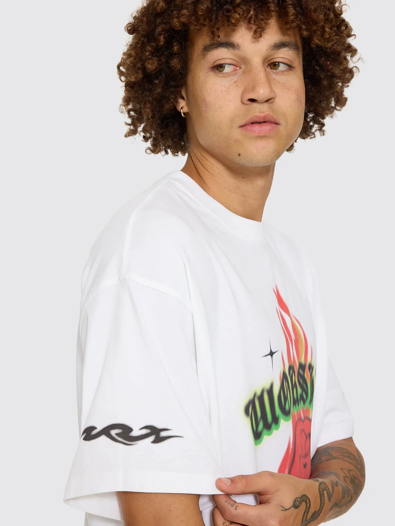Anderson Box Crop Tee - White - Image 8