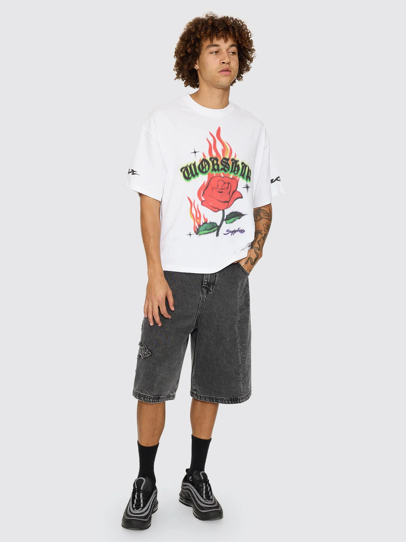 Anderson Box Crop Tee - White - Image 9