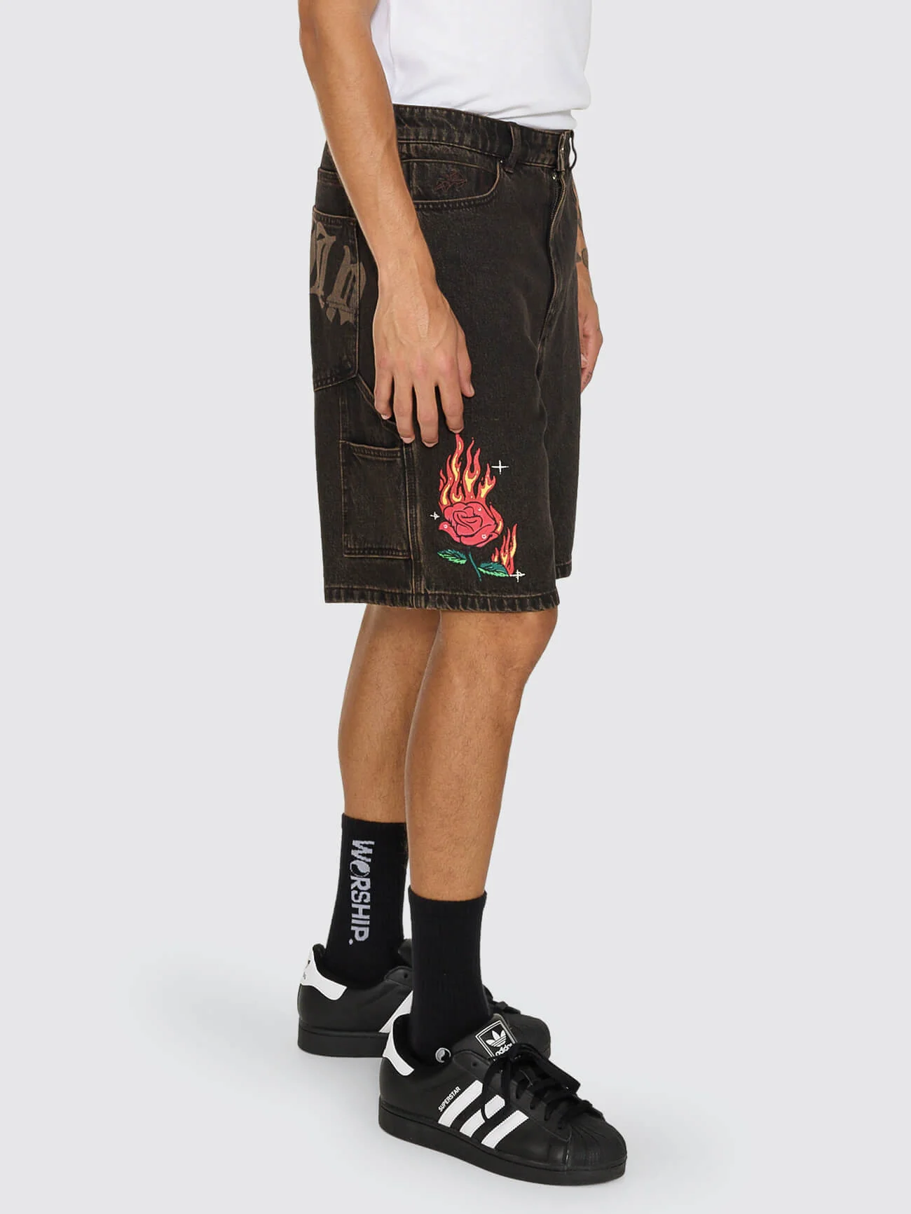 Anderson Carpenter Jean Short - Ember Black - Image 4