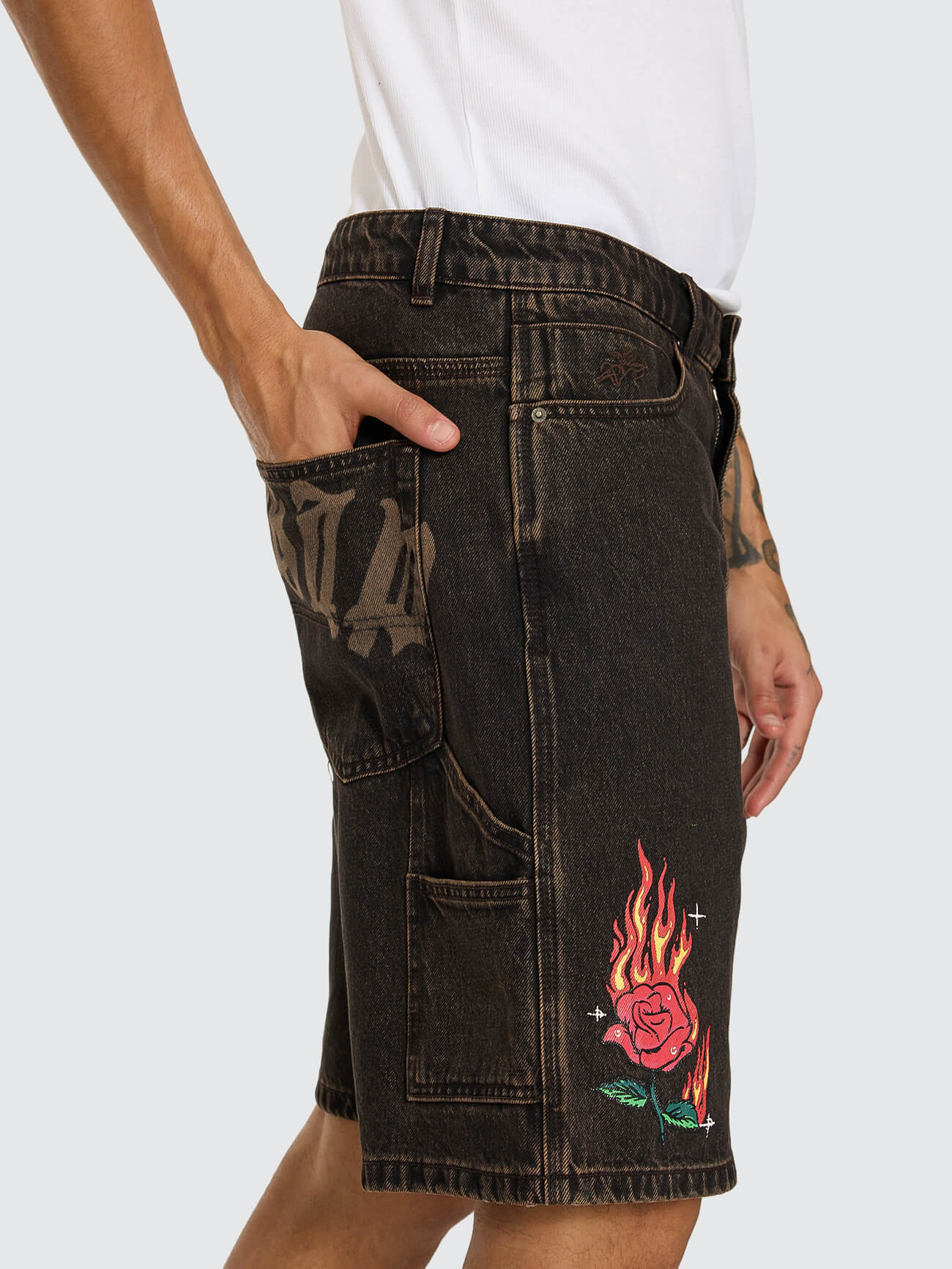 Anderson Carpenter Jean Short - Ember Black - Image 5