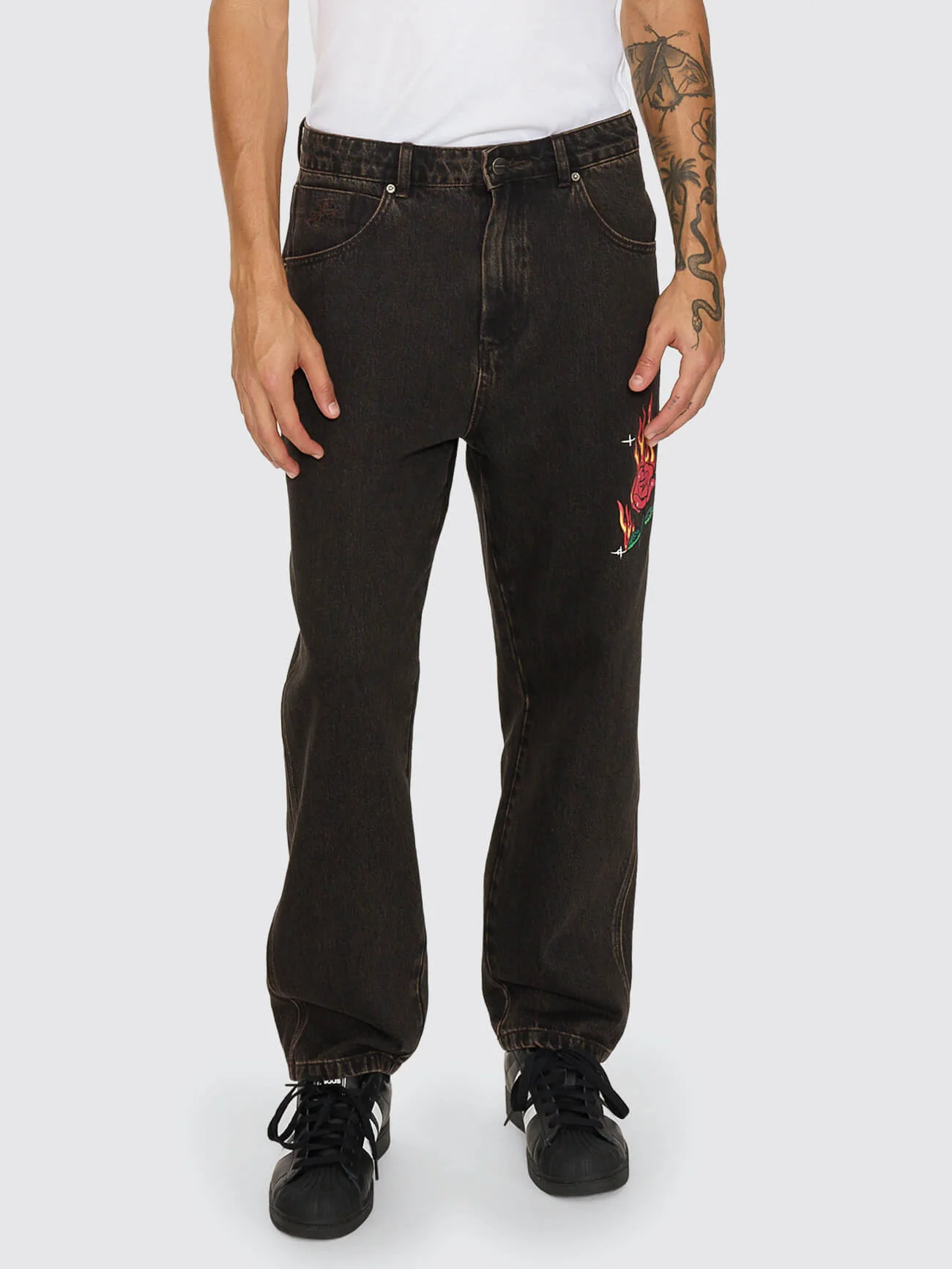 Anderson Lounger Jean - Ember Black - Image 3