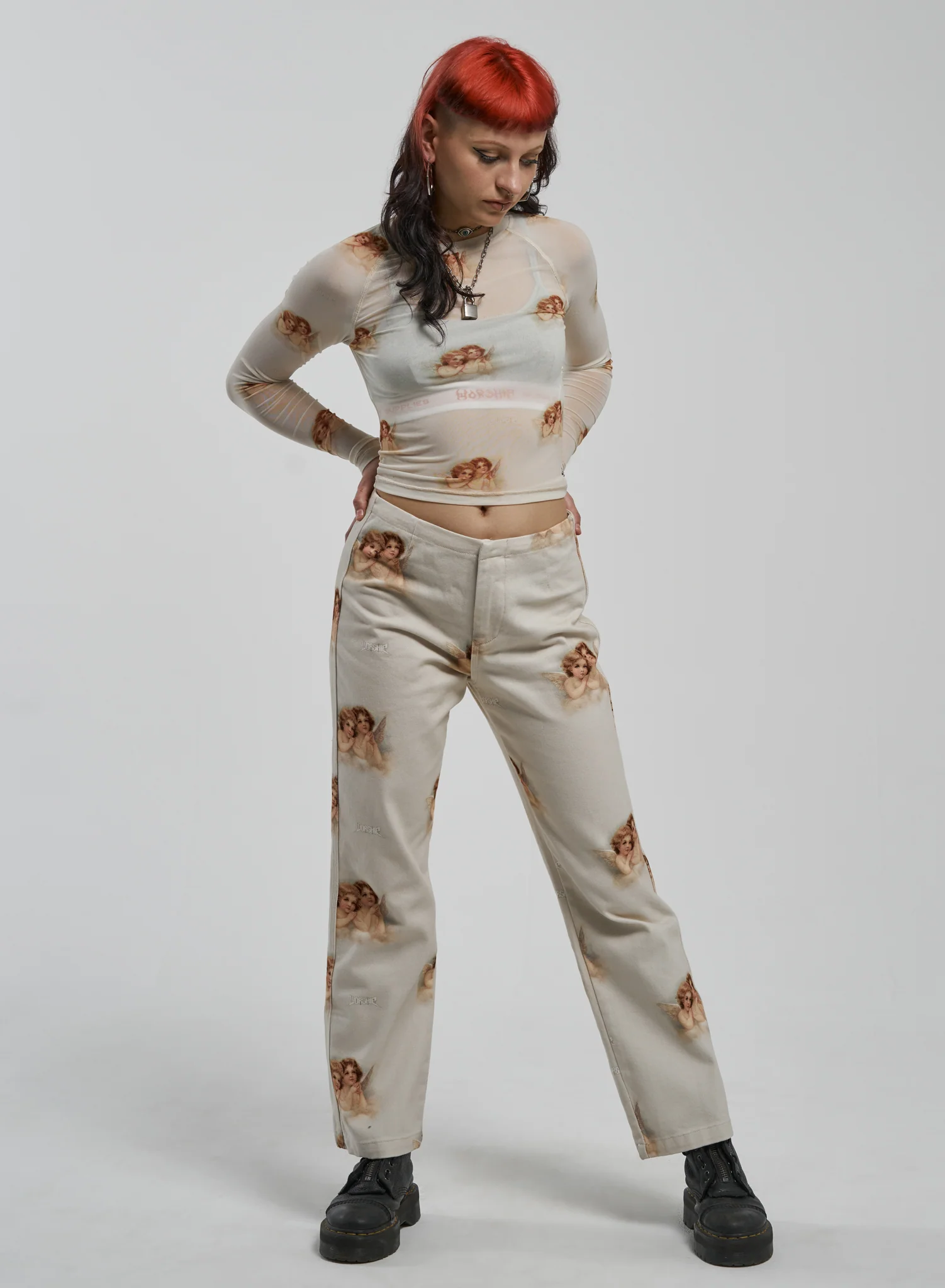 Angelika Hiatus Pant - Tan - Image 7