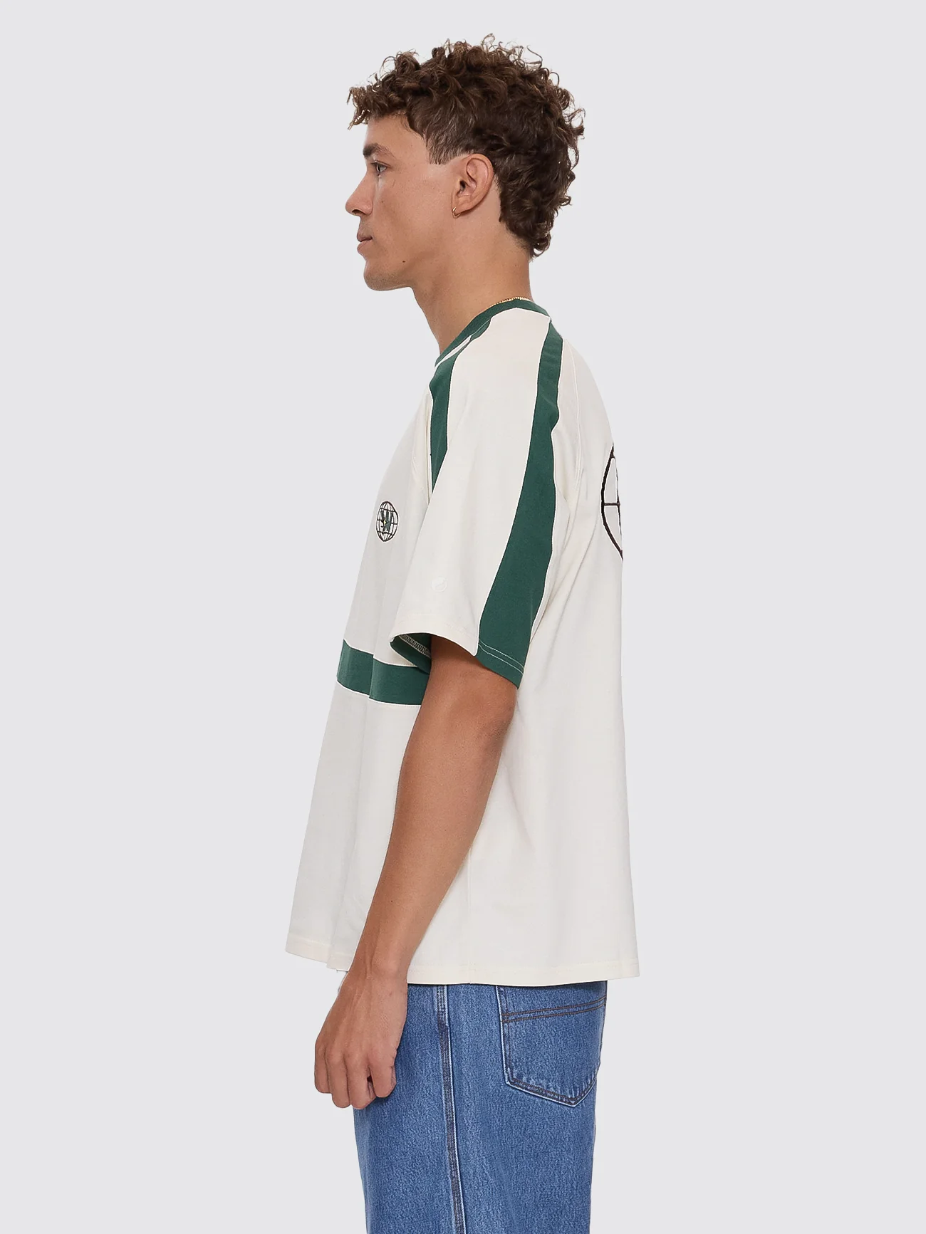 Anytime Oversize Raglan Tee - Zine - Green - Image 3