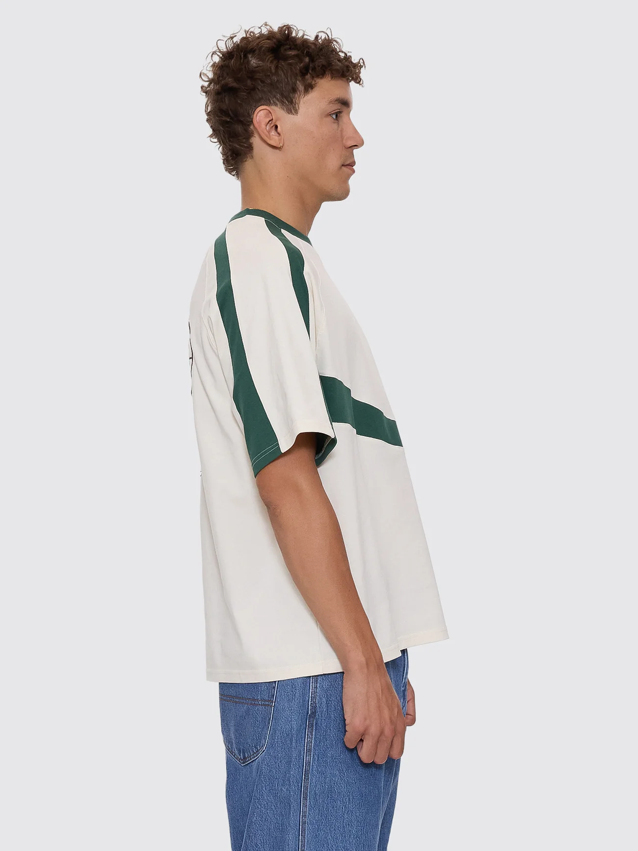 Anytime Oversize Raglan Tee - Zine - Green - Image 5