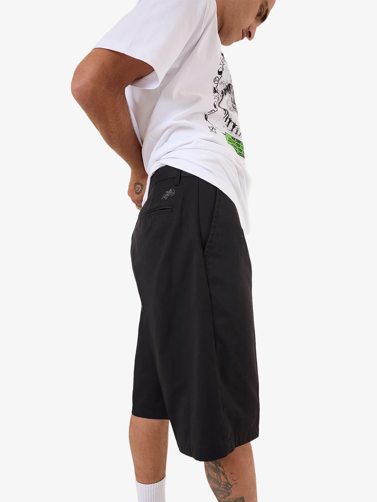 Baggy Core Short - Black - Image 3