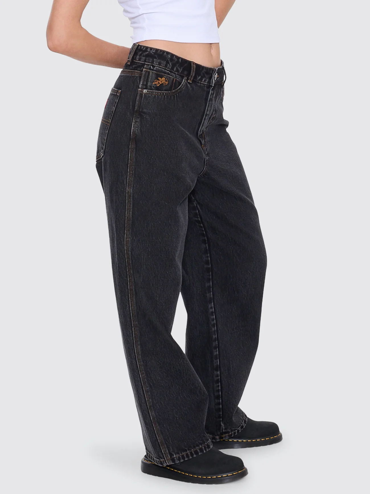 Big Baggy Jean - Black Rinse - Image 7