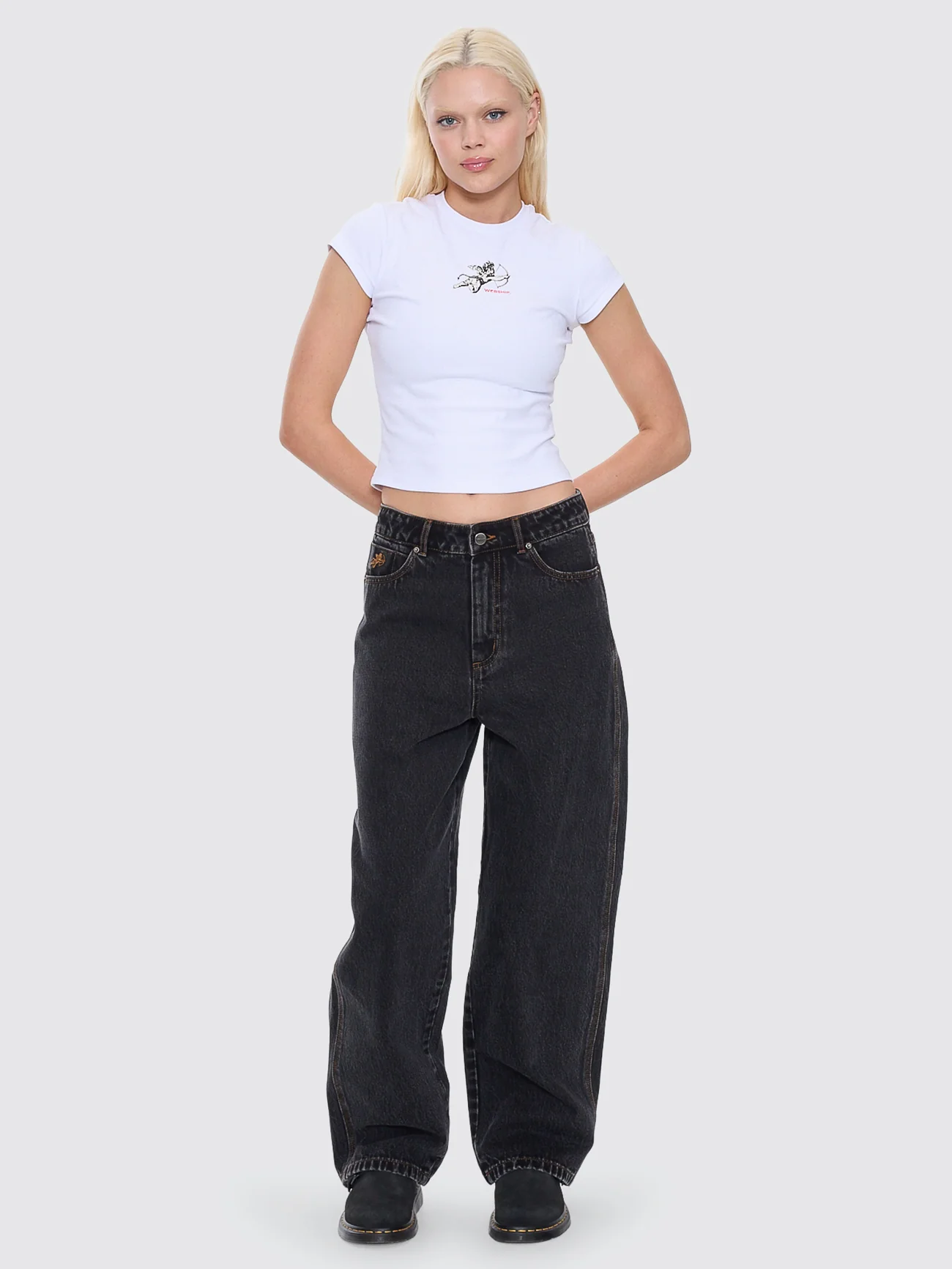 Big Baggy Jean - Black Rinse - Image 9