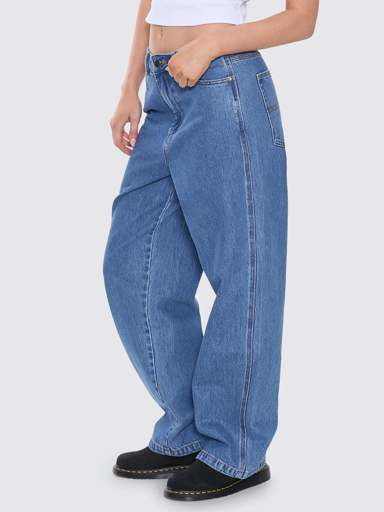 Big Baggy Jean - Sky High Blue - Image 3