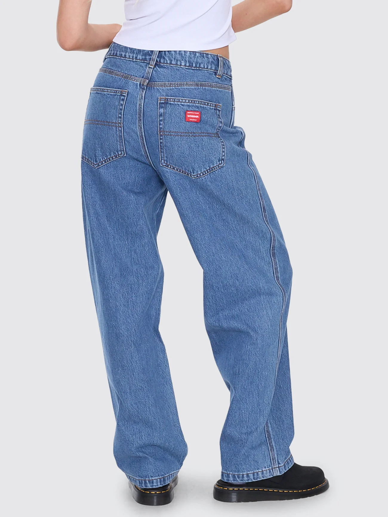 Big Baggy Jean - Sky High Blue - Image 4