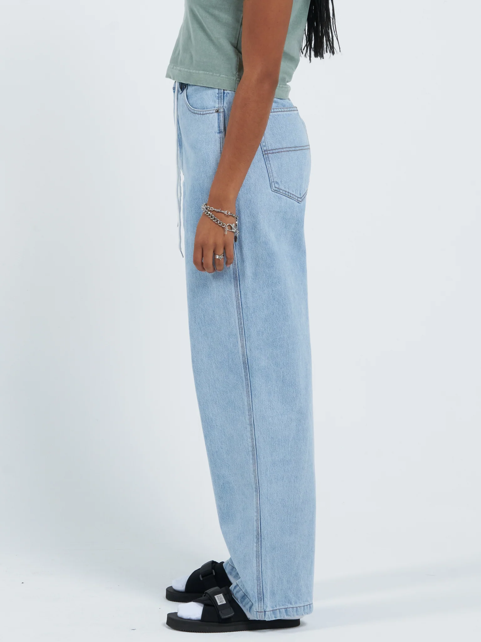 Big Baggy Jean - Worship Worn Blue - Image 5