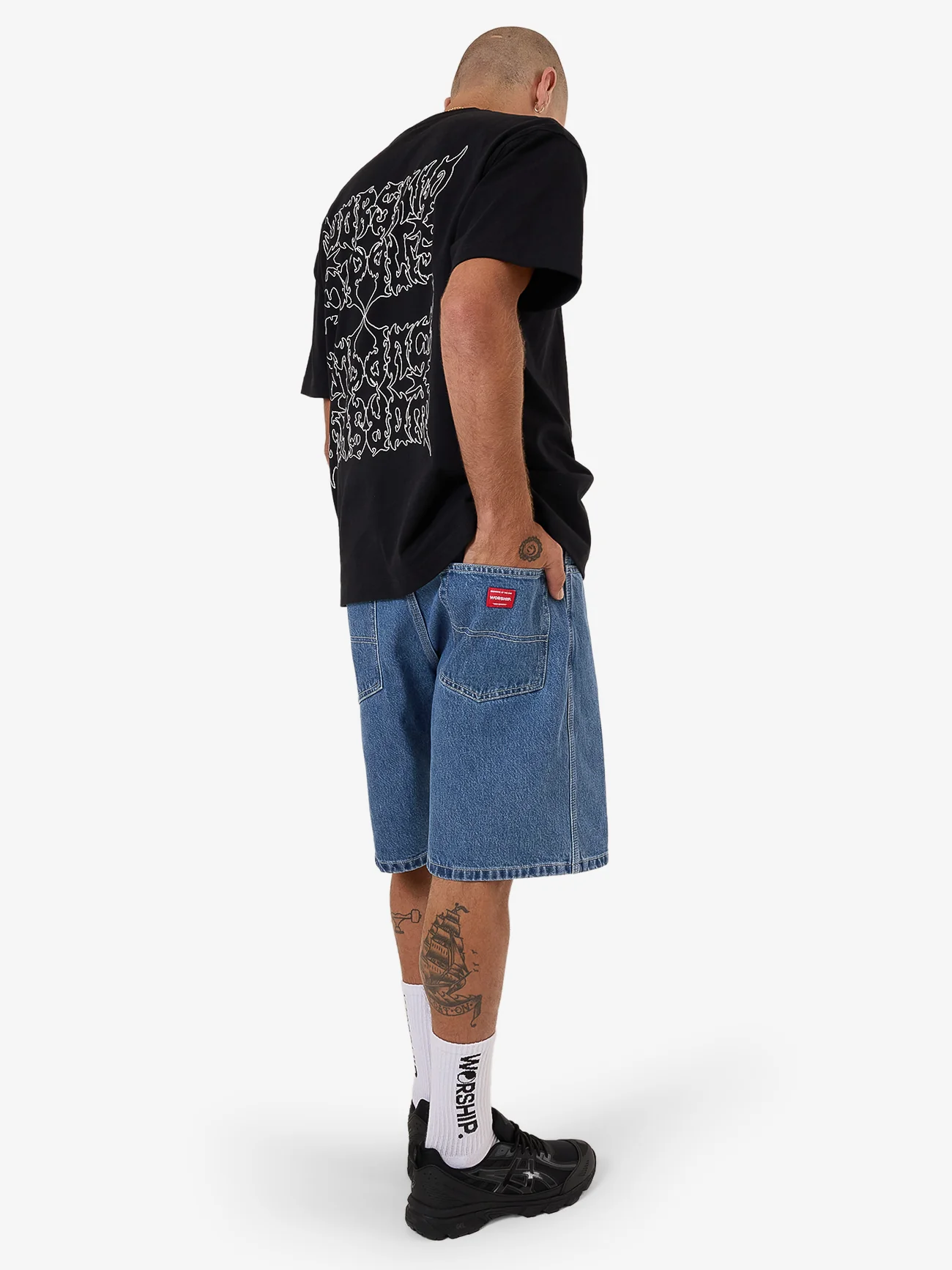 Big Dawg Jean Short - Sky High Blue - Image 3
