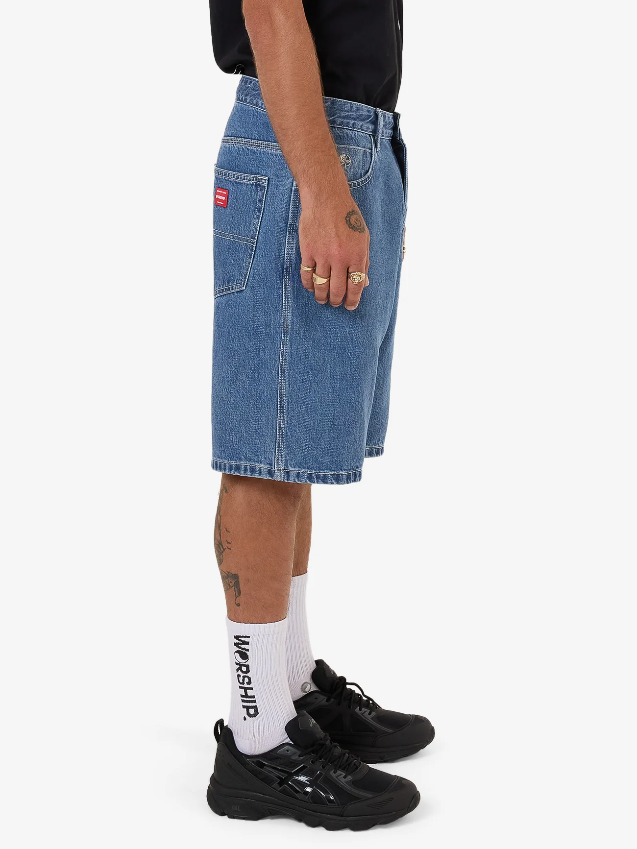 Big Dawg Jean Short - Sky High Blue - Image 6