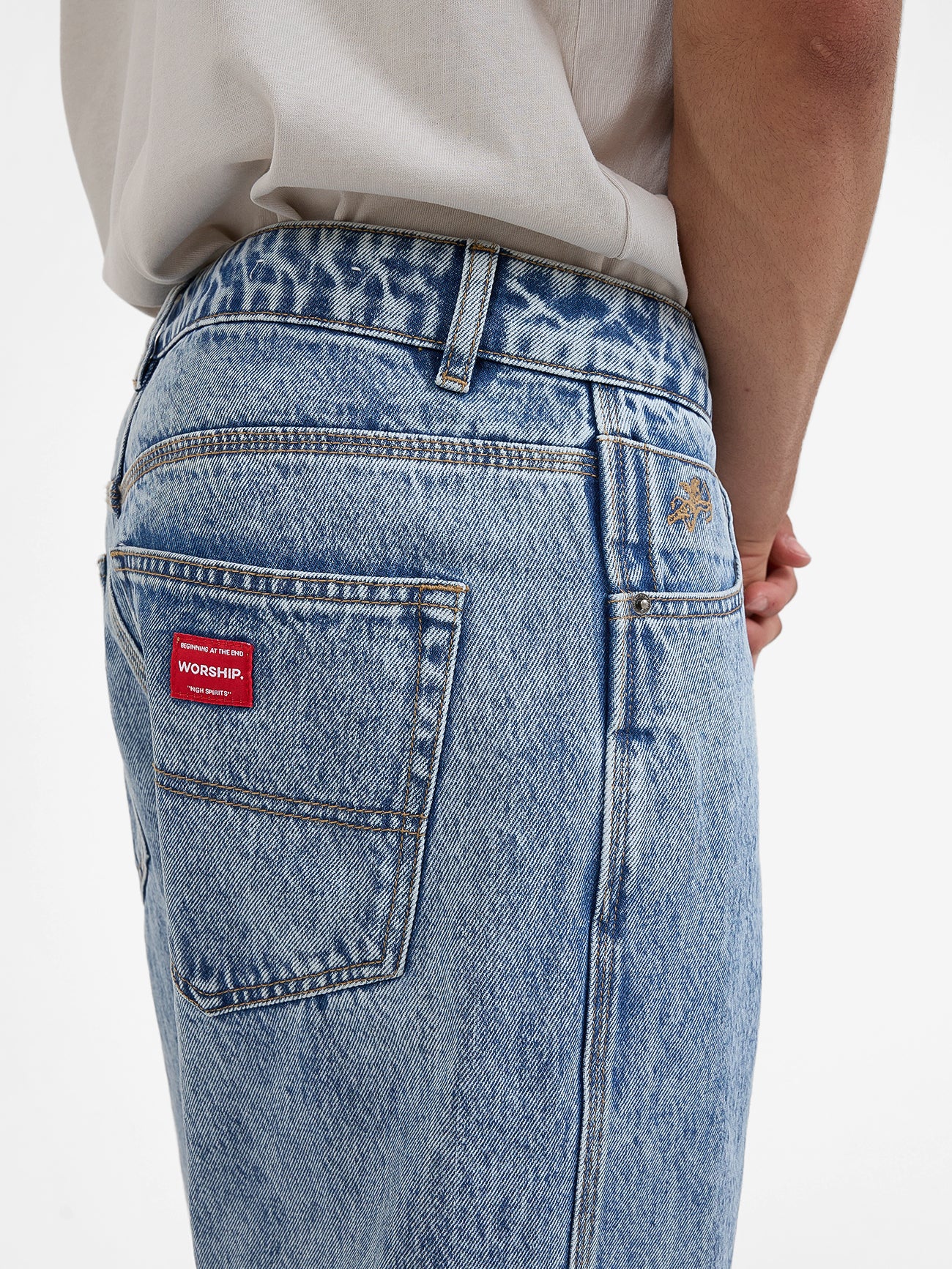 Big Lounger Jean  - Salted Indigo Acid - Image 8