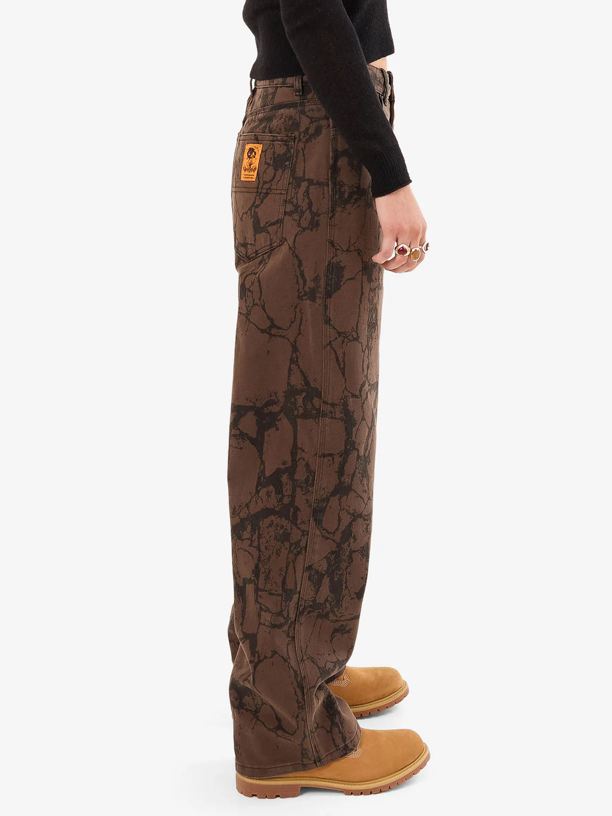 Blackwood Big Baggy Jean - Chocolate - Image 8