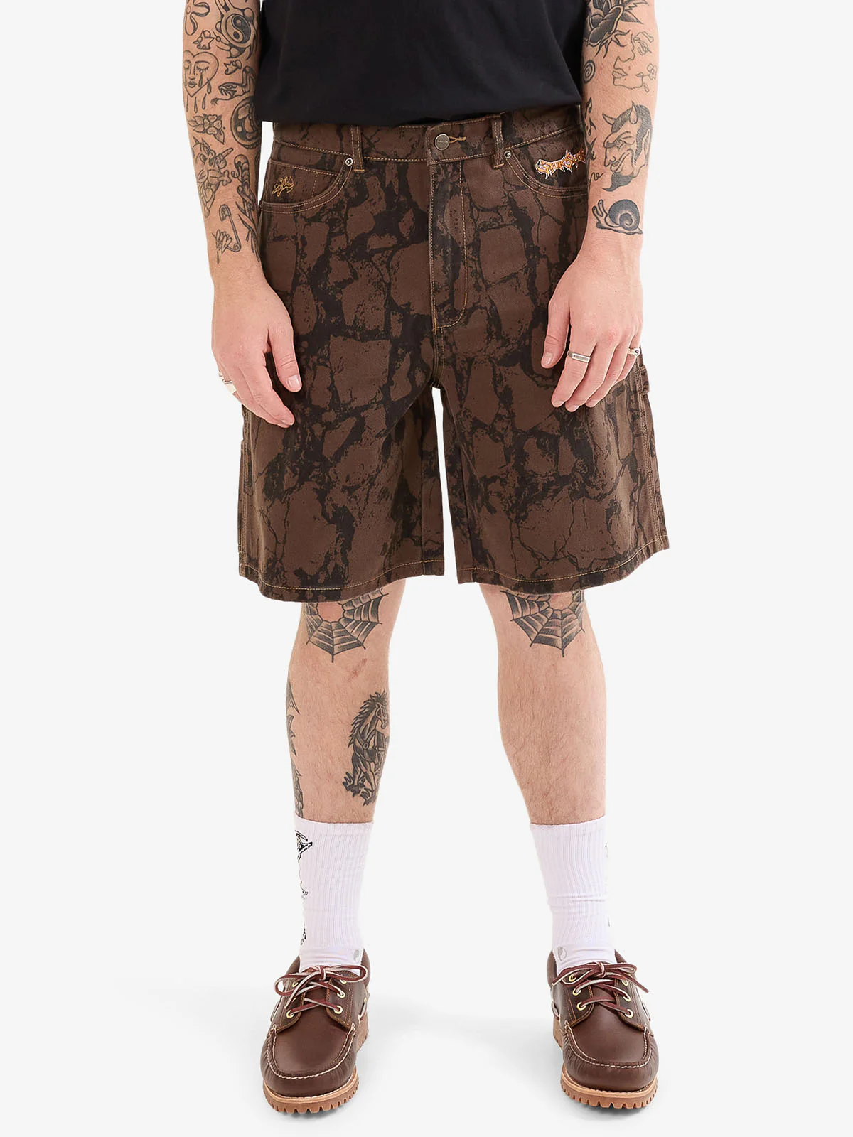 Blackwood Carpenter Jean Short - Chocolate