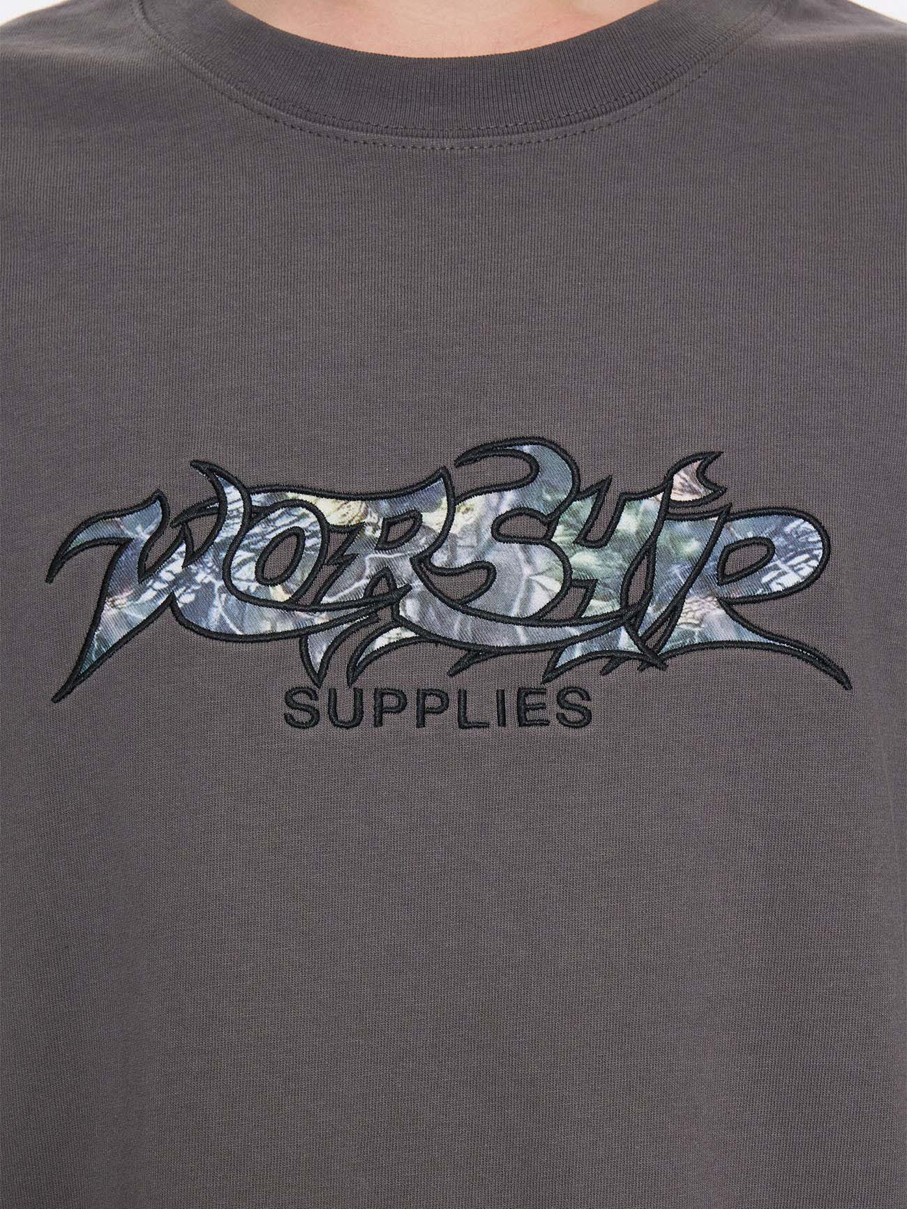 Bushman Oversize Tee - Worn Black - Image 7