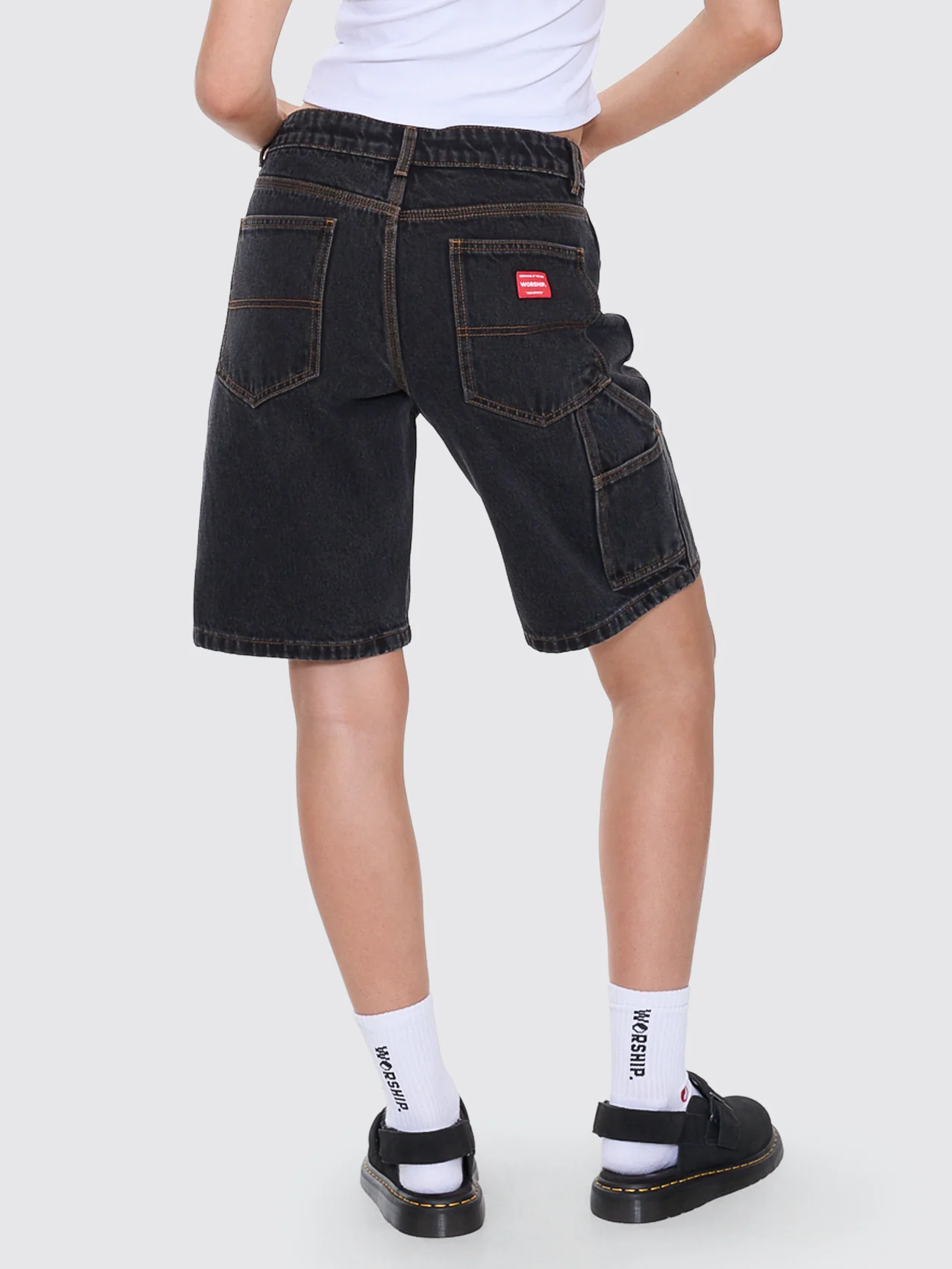 Carpenter Short - Black Rinse - Image 4