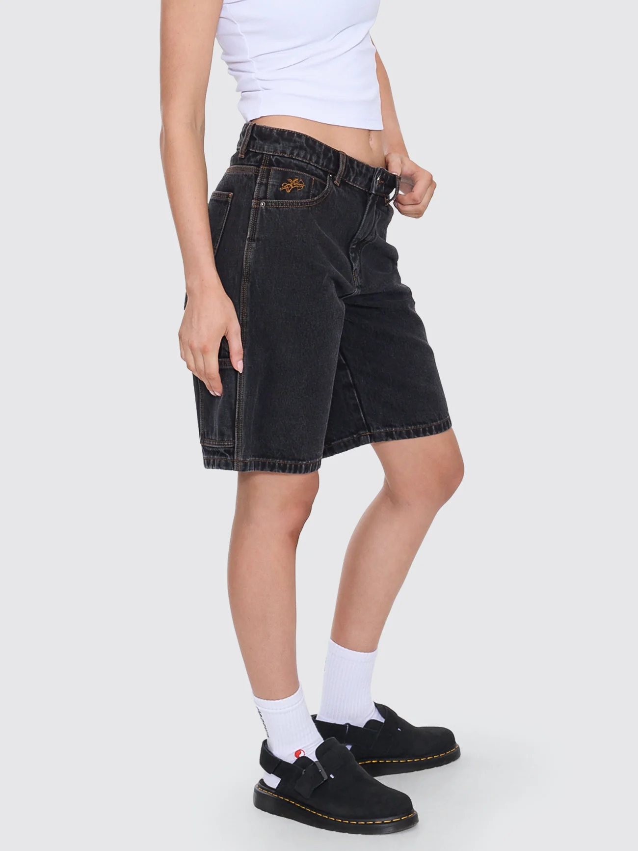 Carpenter Short - Black Rinse - Image 5