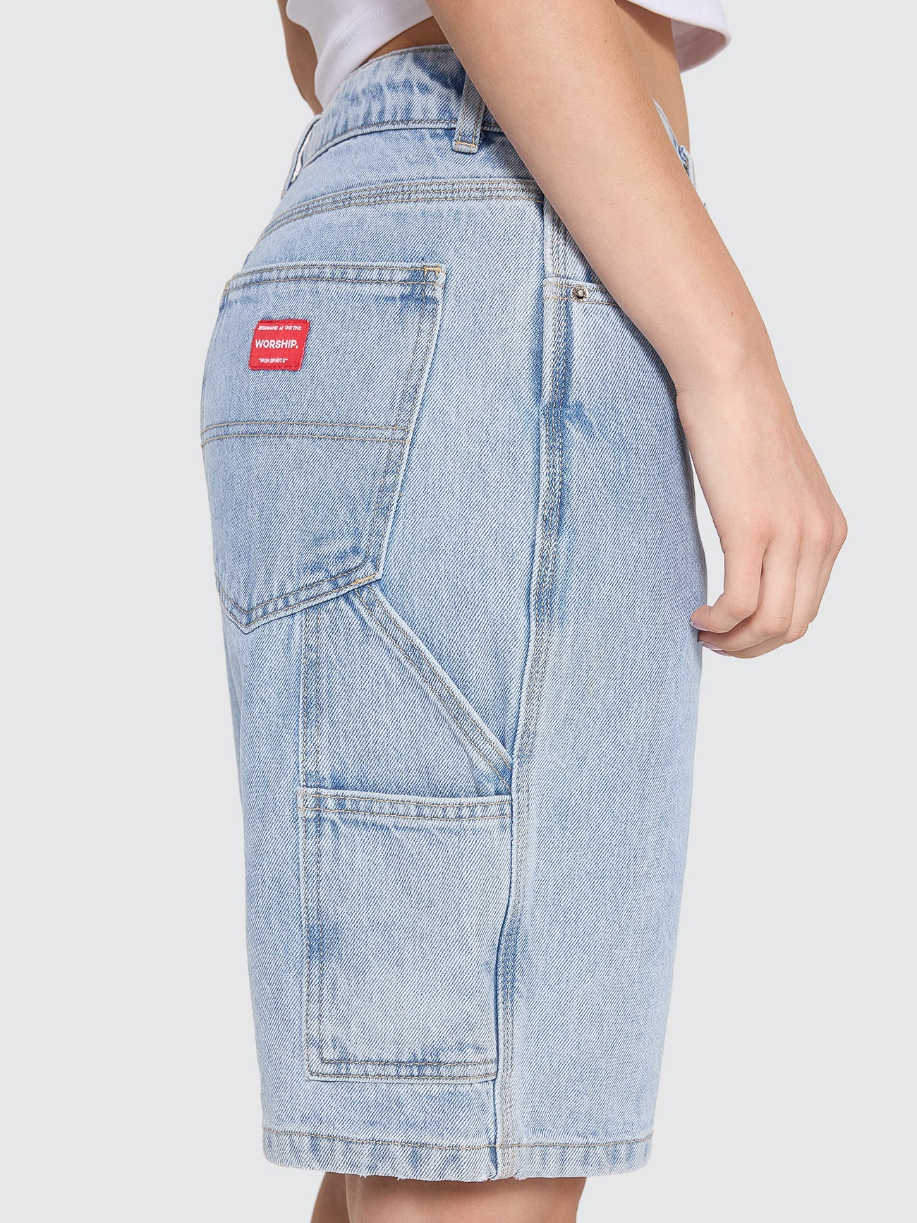 Carpenter Short - Worship Worn Blue - Image 8