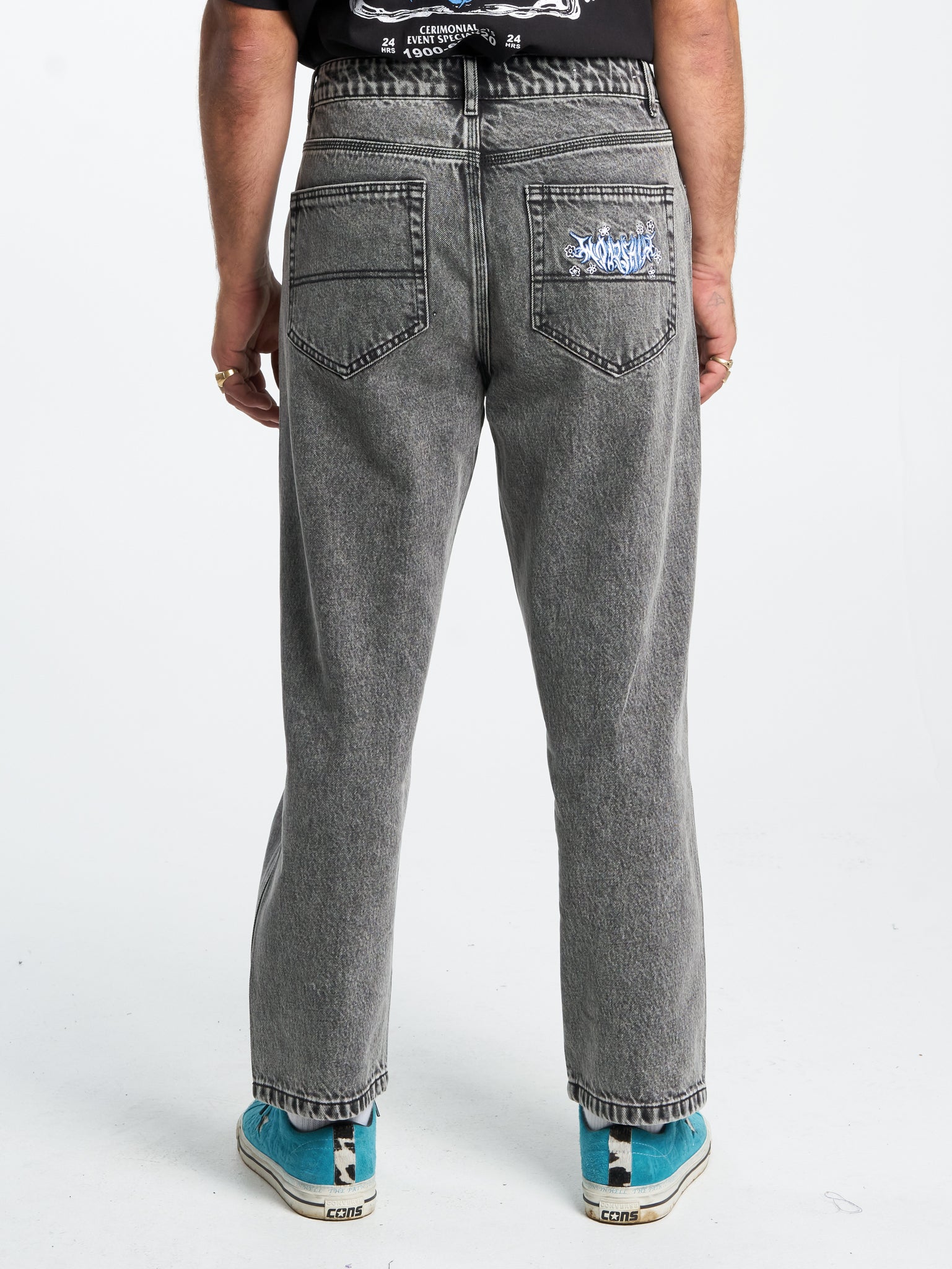 Ceremonial Big Lounger Jean - Ash Cloud Grey - Image 2