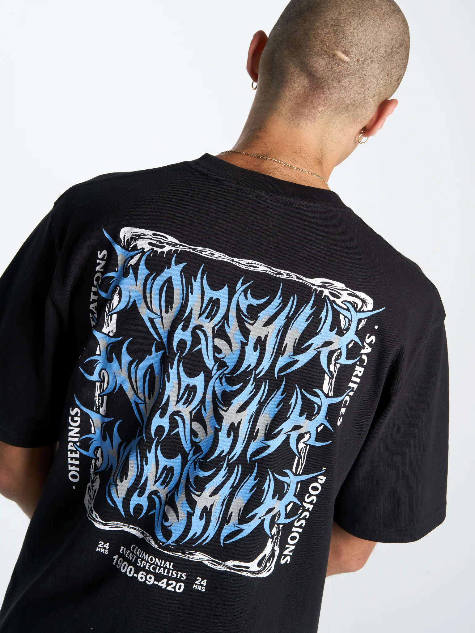 Ceremonial Tee - Black - Image 7