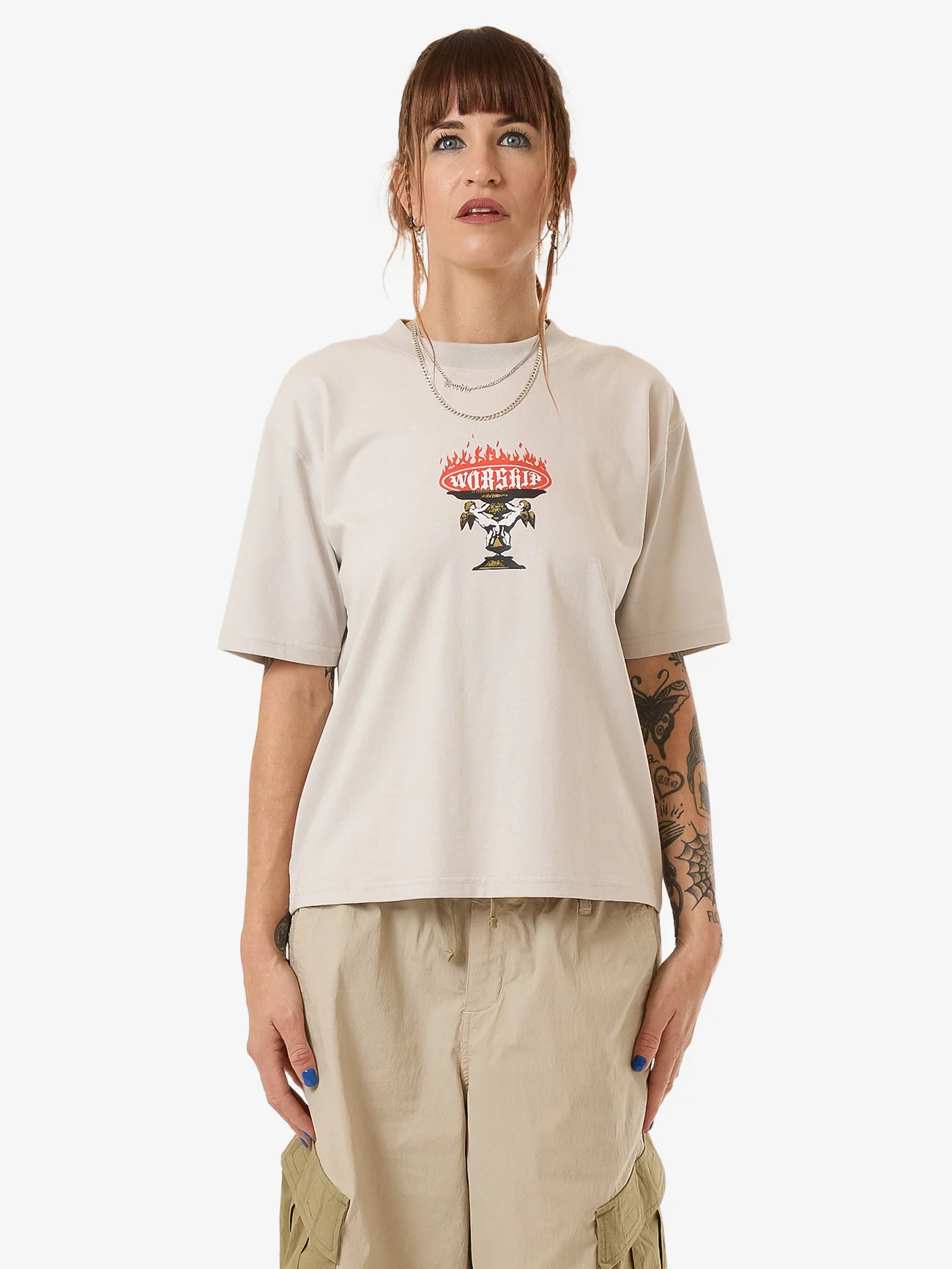 Chalice Regular Fit Tee - Vapour Grey