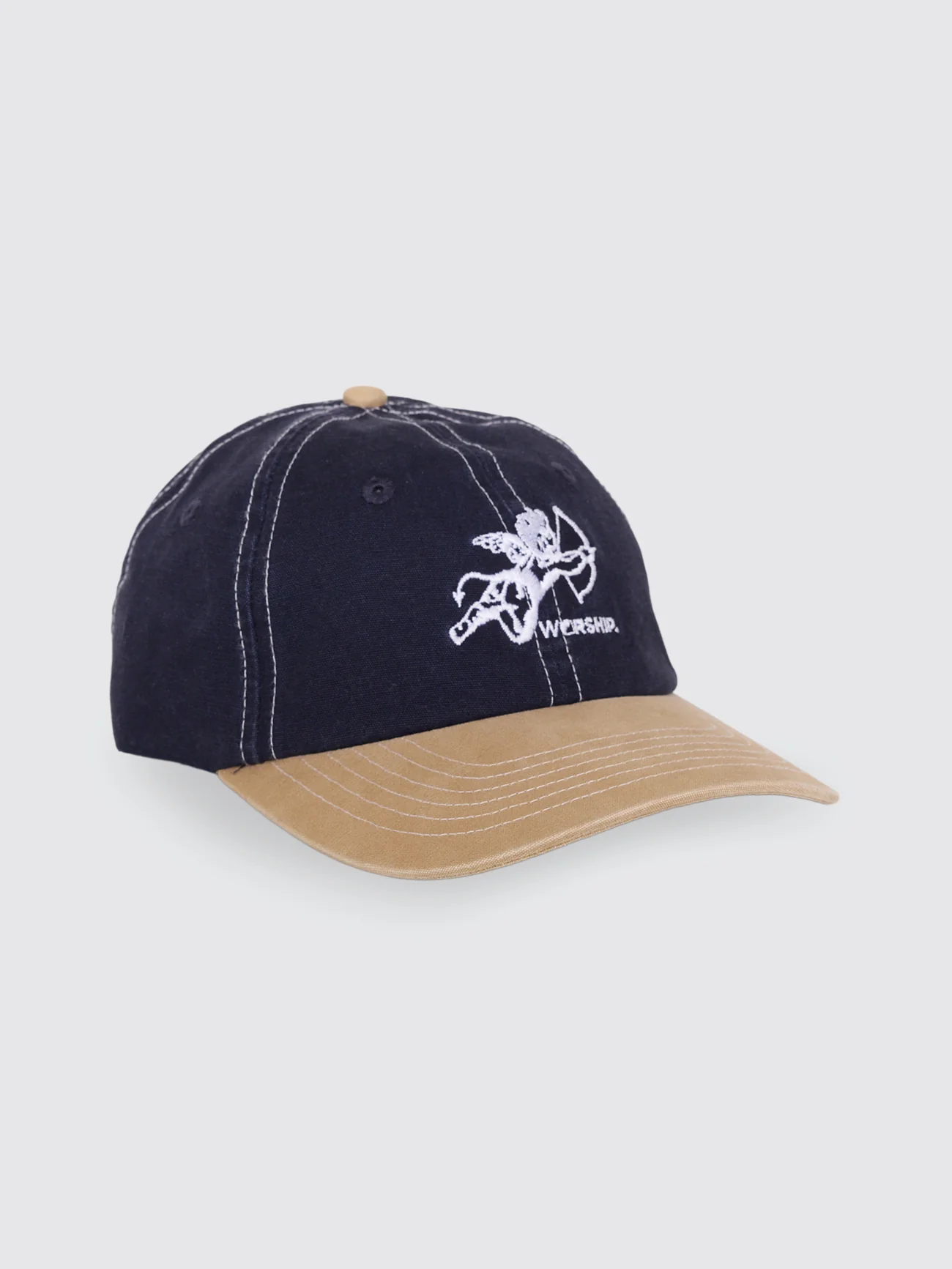 Cherub 6 Panel Cap - Peacoat - Image 6