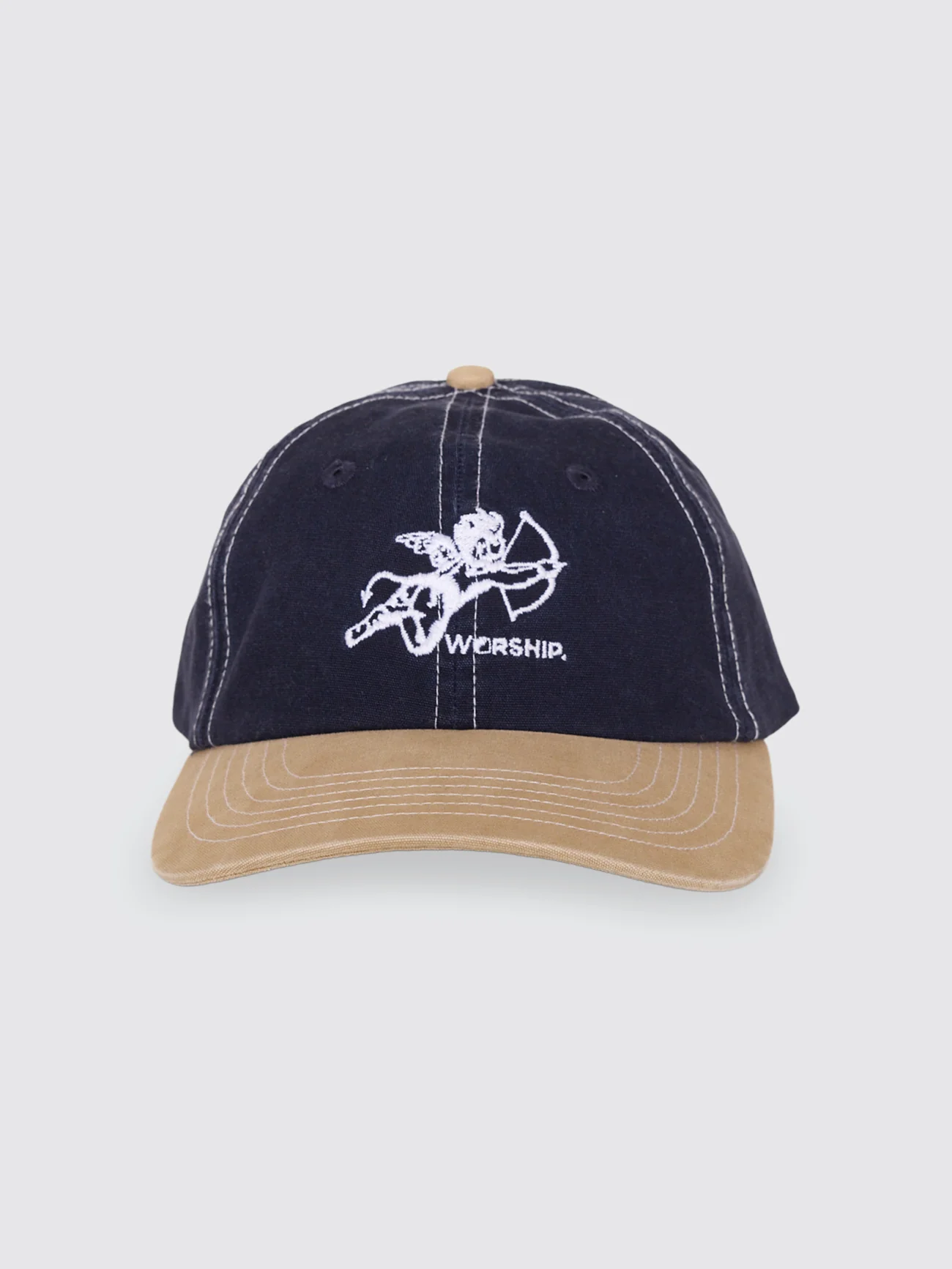 Cherub 6 Panel Cap - Peacoat - Image 7