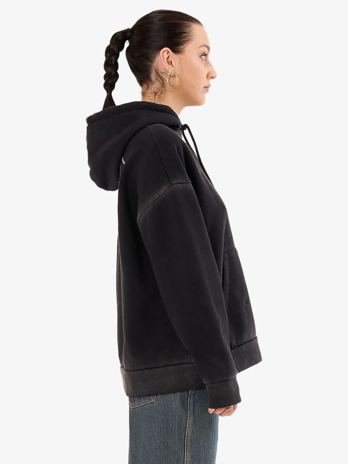 Cherub Box Fit Hood - Black Vintage Fade - Image 4
