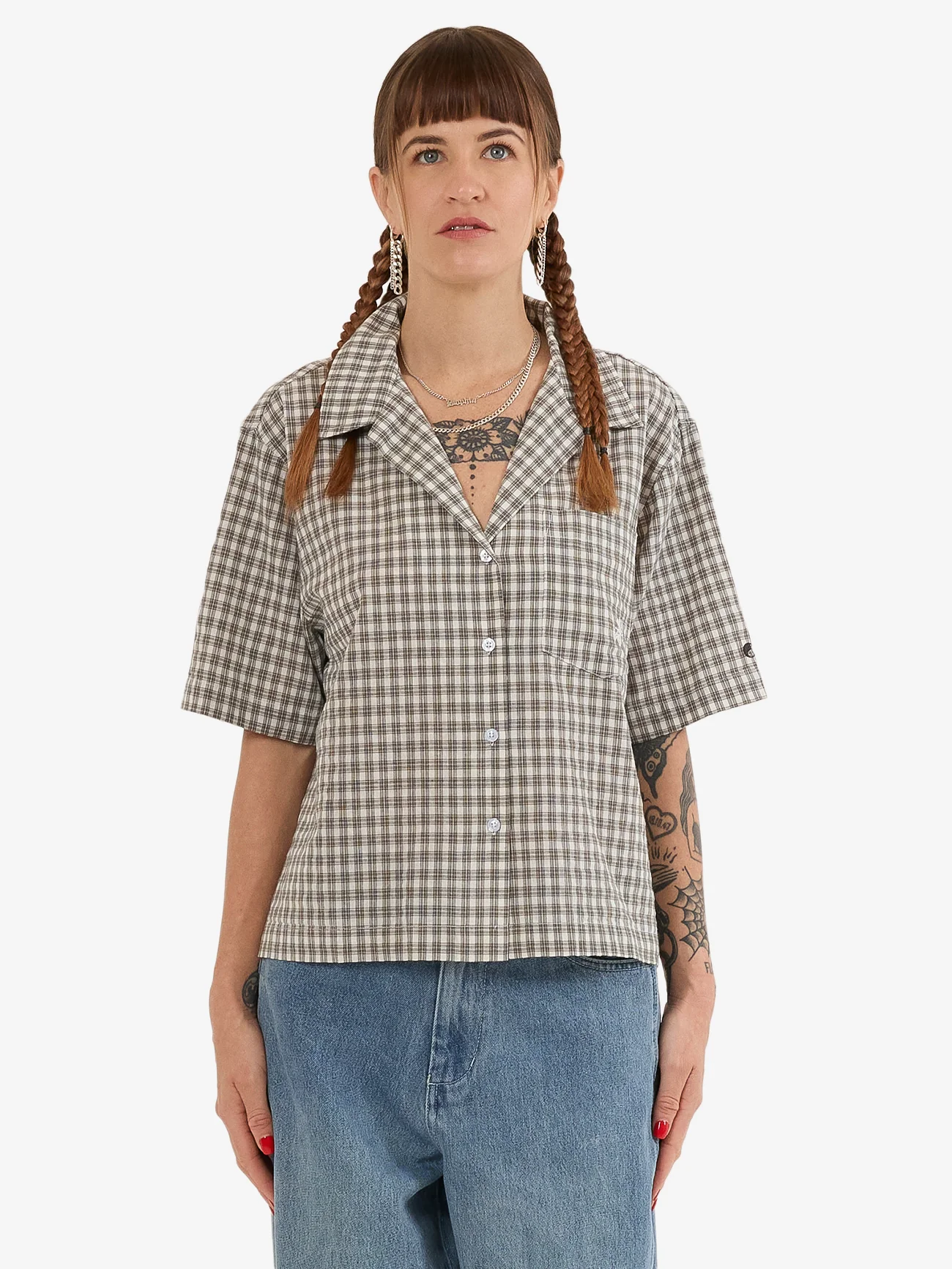 Cherub Box Fit Shirt - Jasper Green
