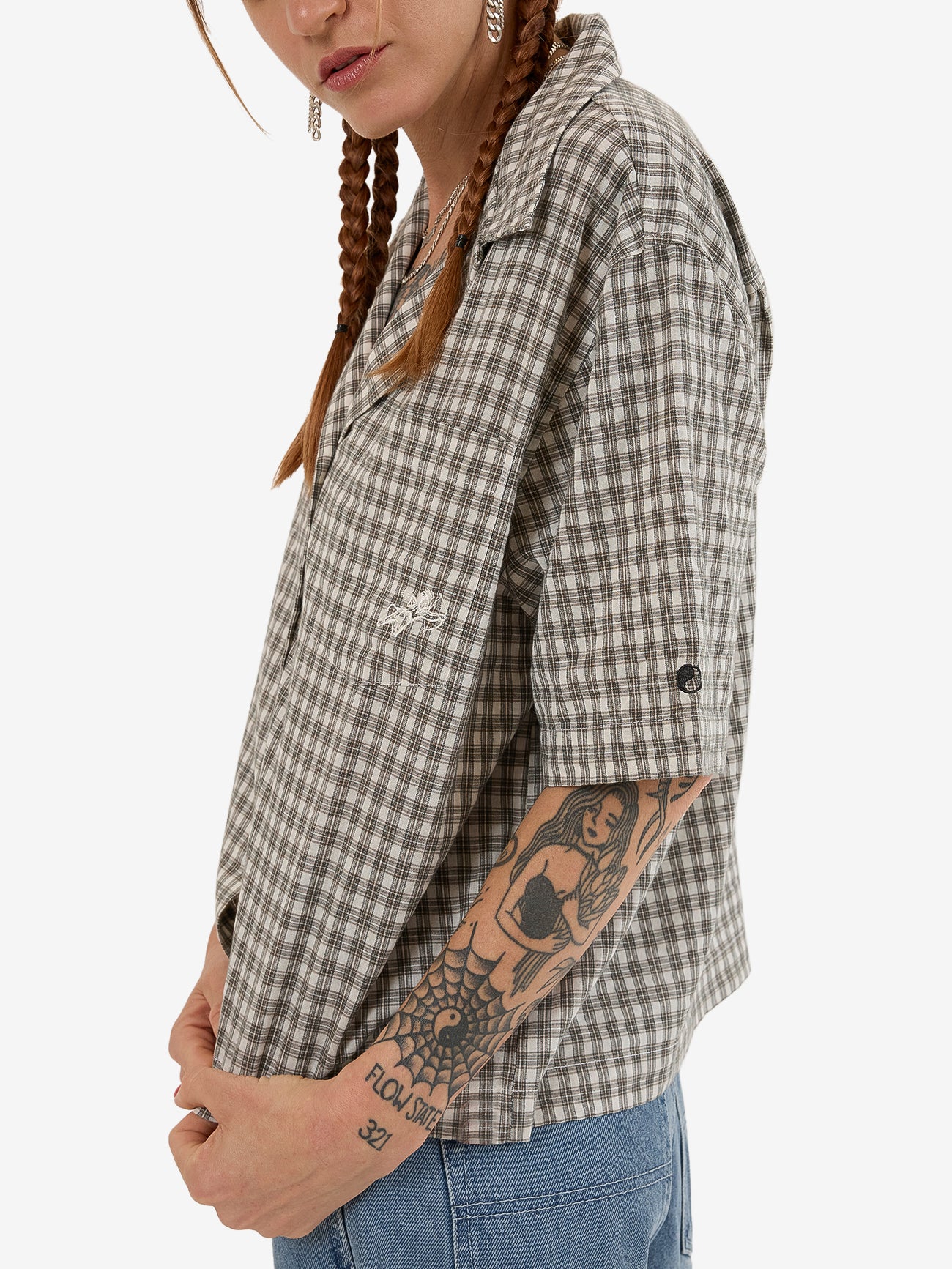 Cherub Box Fit Shirt - Jasper Green - Image 6