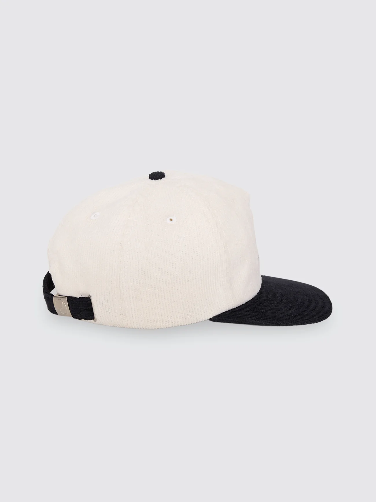 Cherub Cord Hat - Cream/Black - Image 5