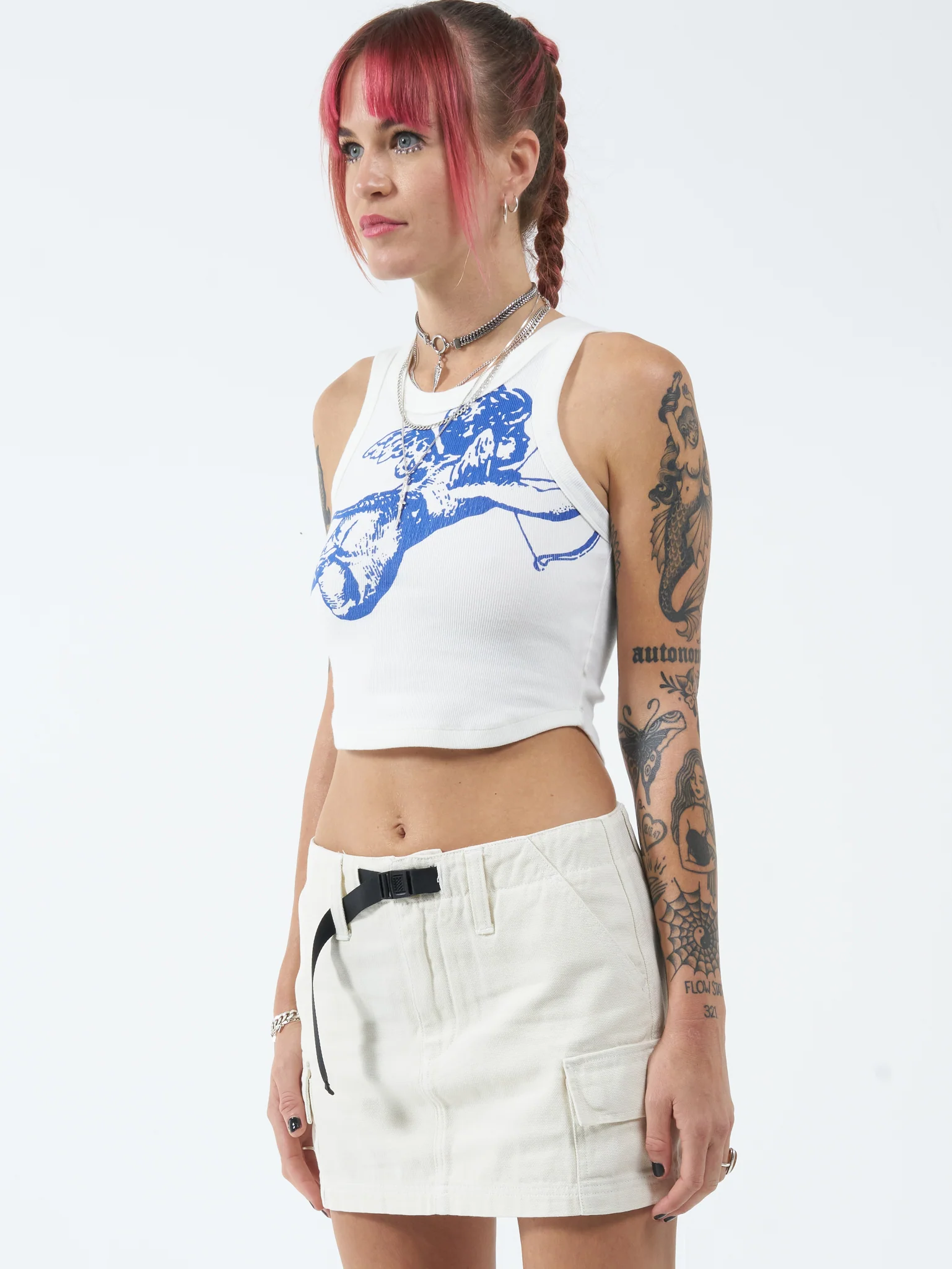 Cherub Curve Tank - Bone - Image 4