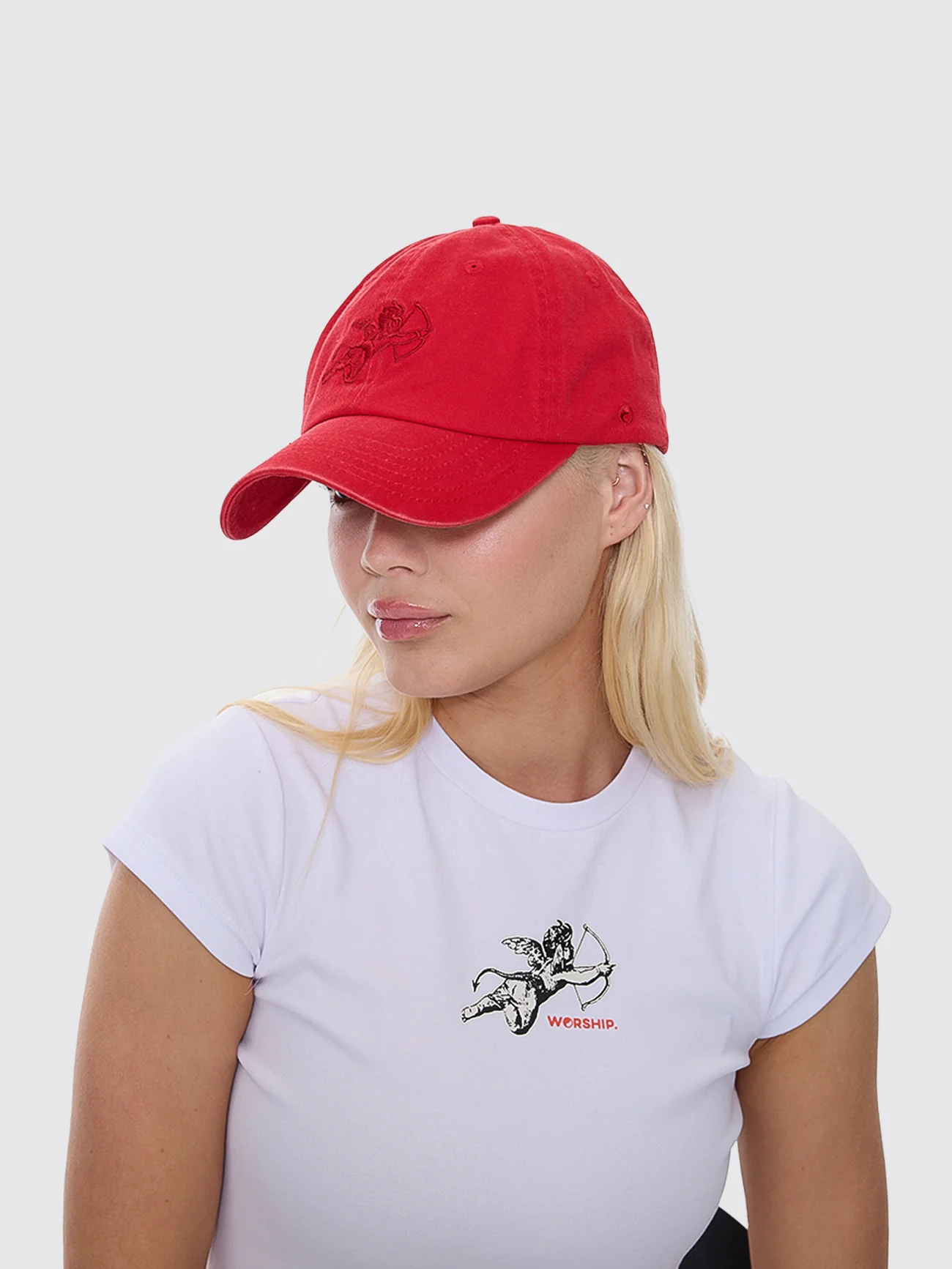 Cherub Dad Cap - Lucky Red - Image 10