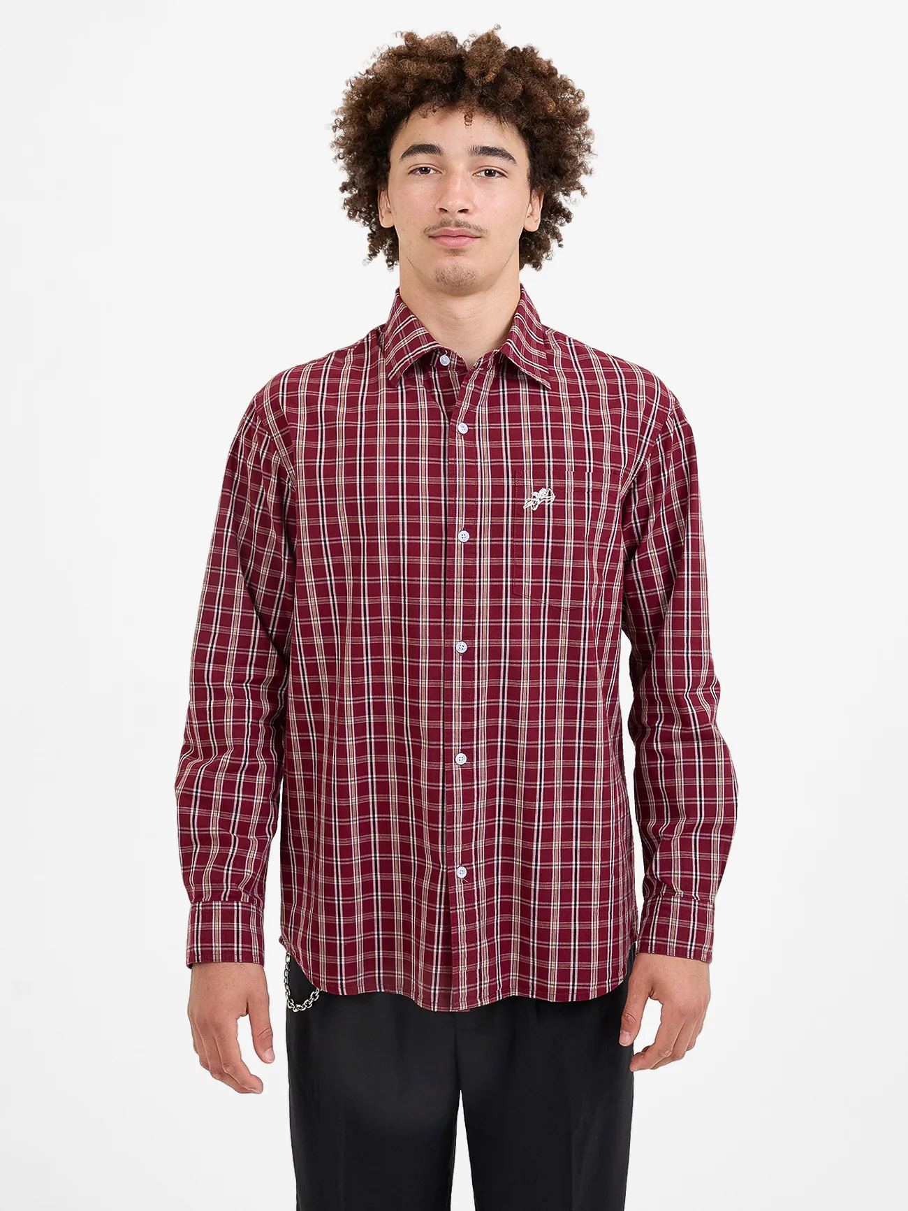 Cherub Pocket Long Sleeve Shirt - Wine