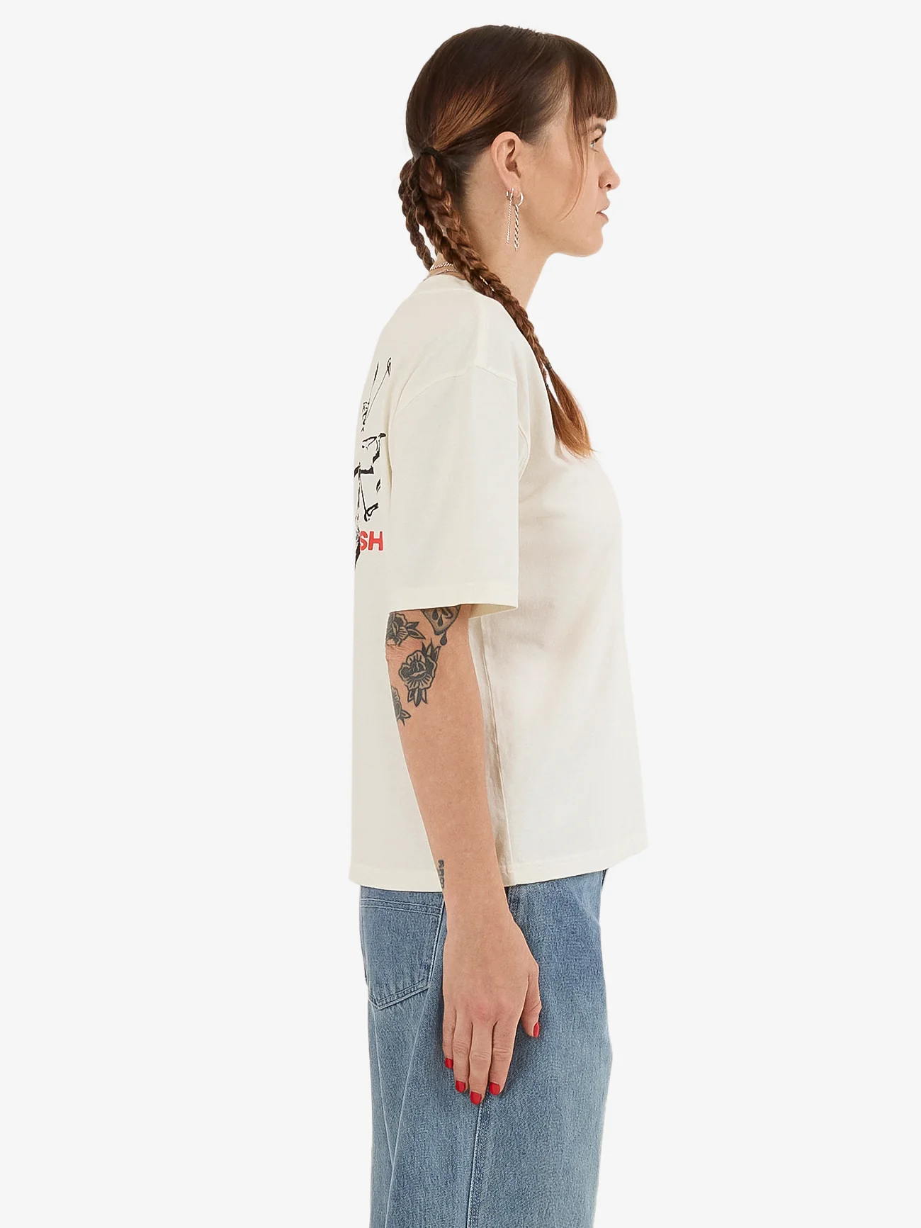 Cherub Regular Fit Tee - Bone - Image 4