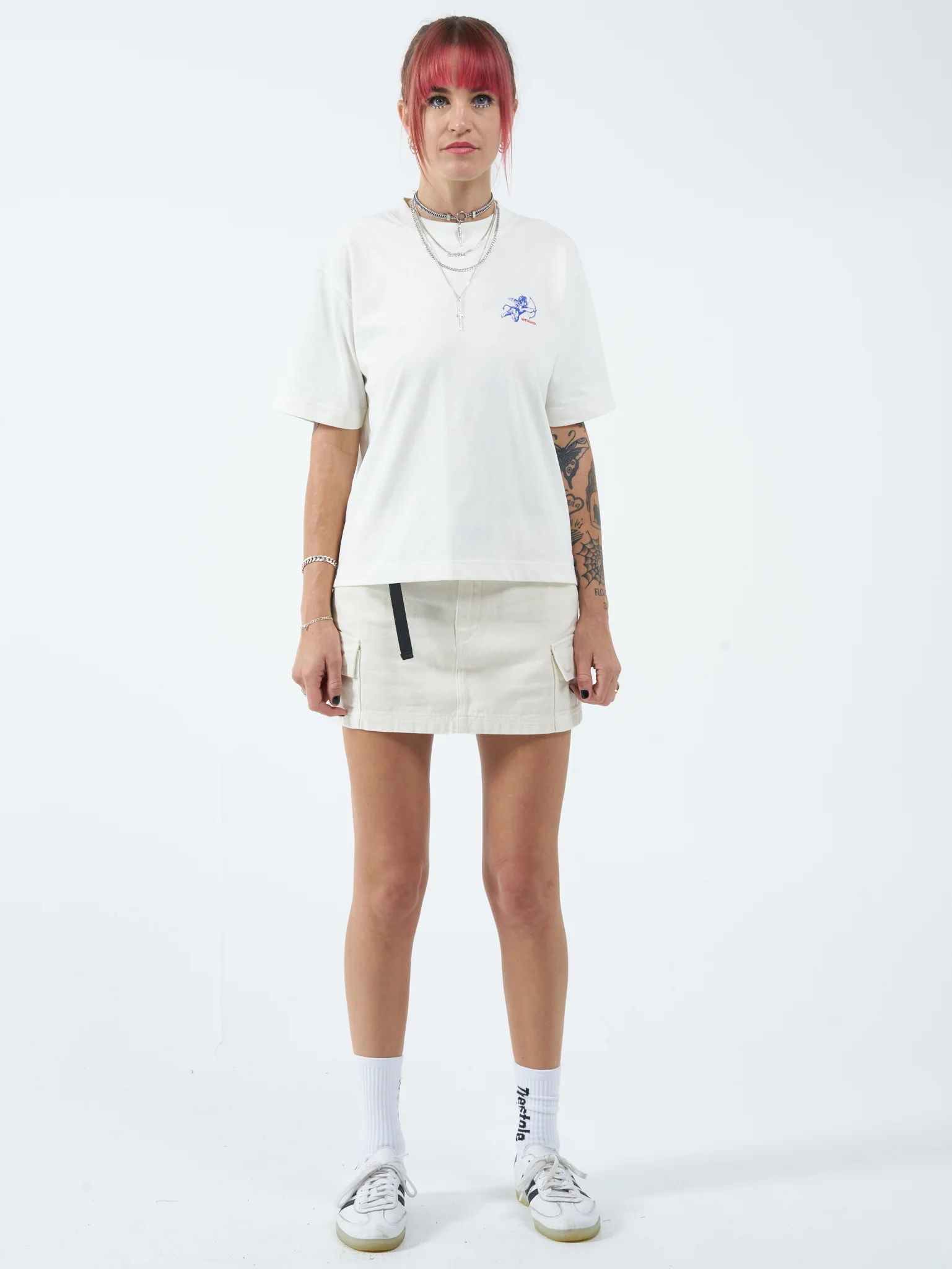 Cherub Regular Fit Tee - Bone - Image 5