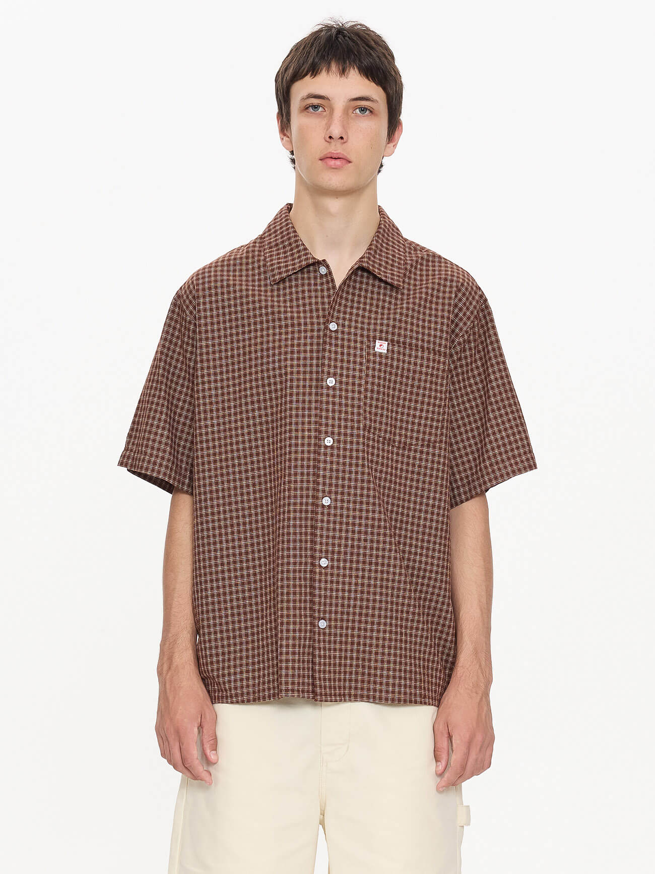 Cherub Short Sleeve Shirt - Brown - Image 7