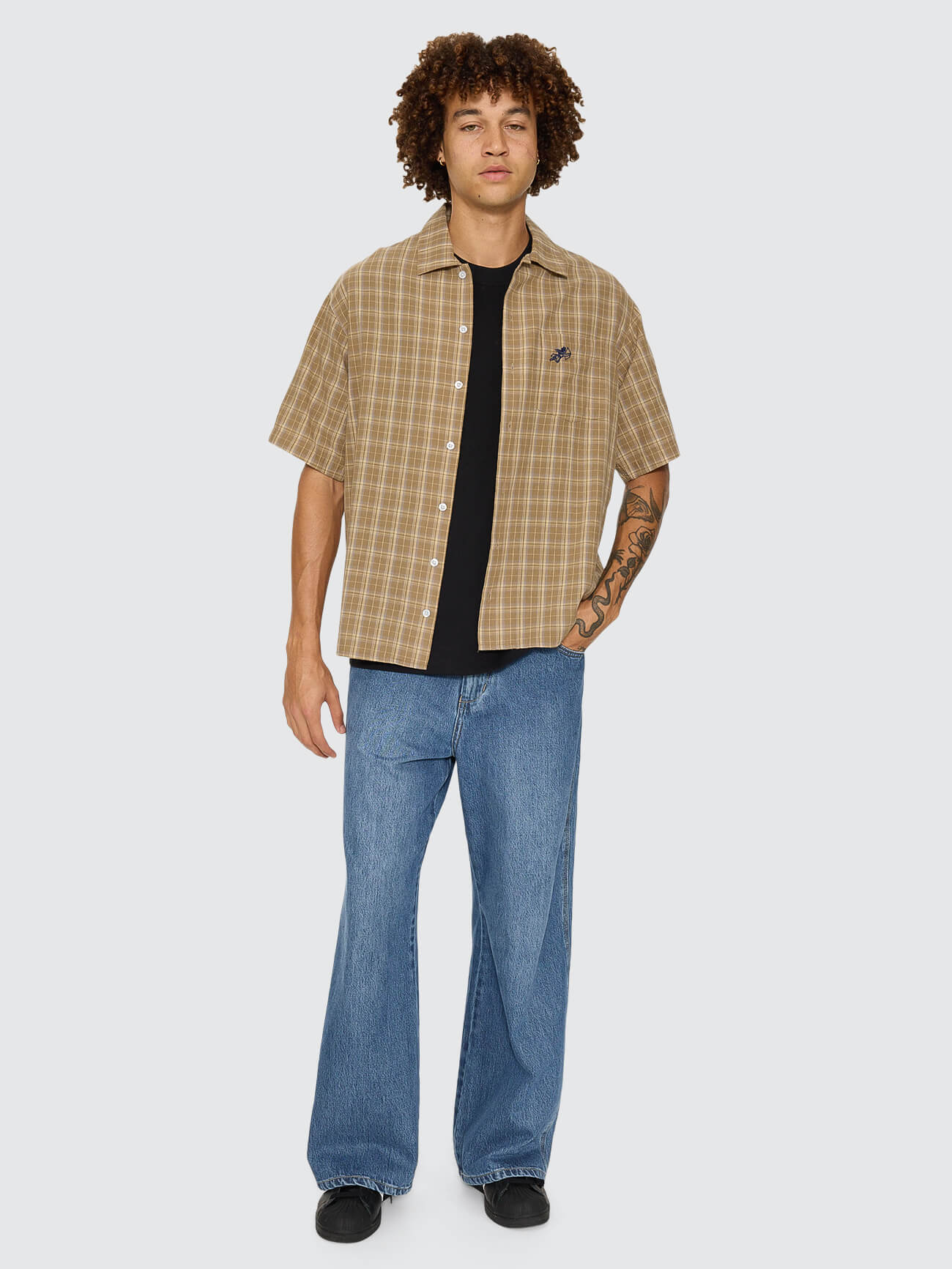 Cherub Short Sleeve Shirt - Tannin - Image 3