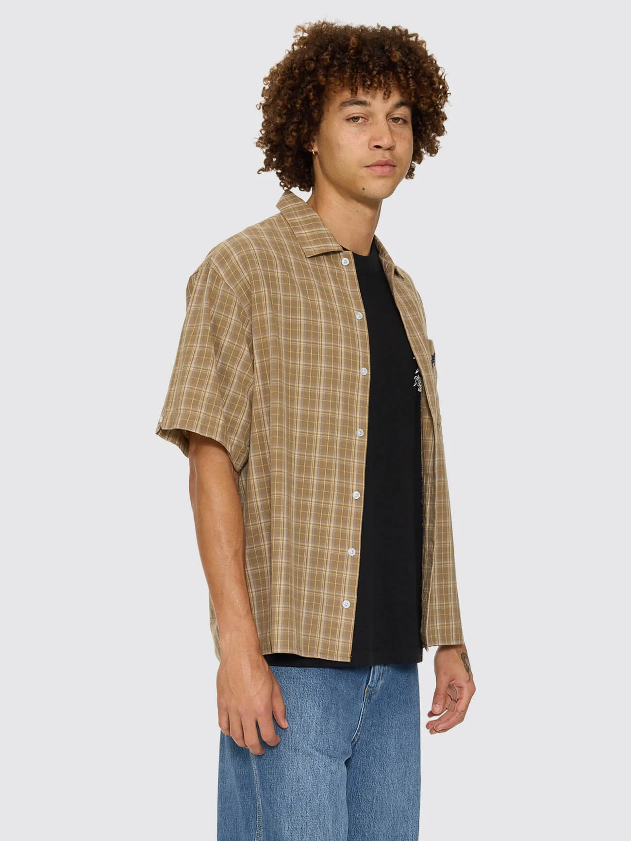 Cherub Short Sleeve Shirt - Tannin - Image 6