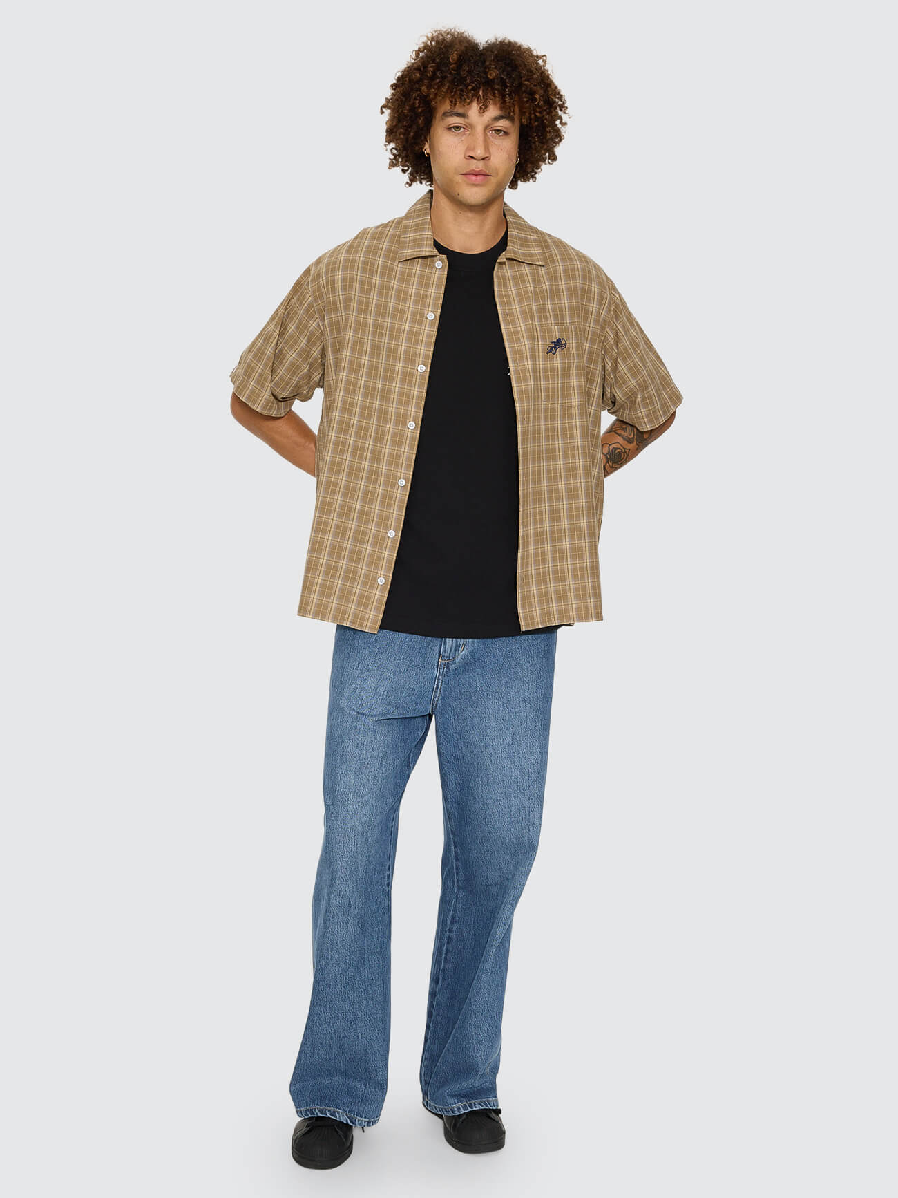 Cherub Short Sleeve Shirt - Tannin - Image 7